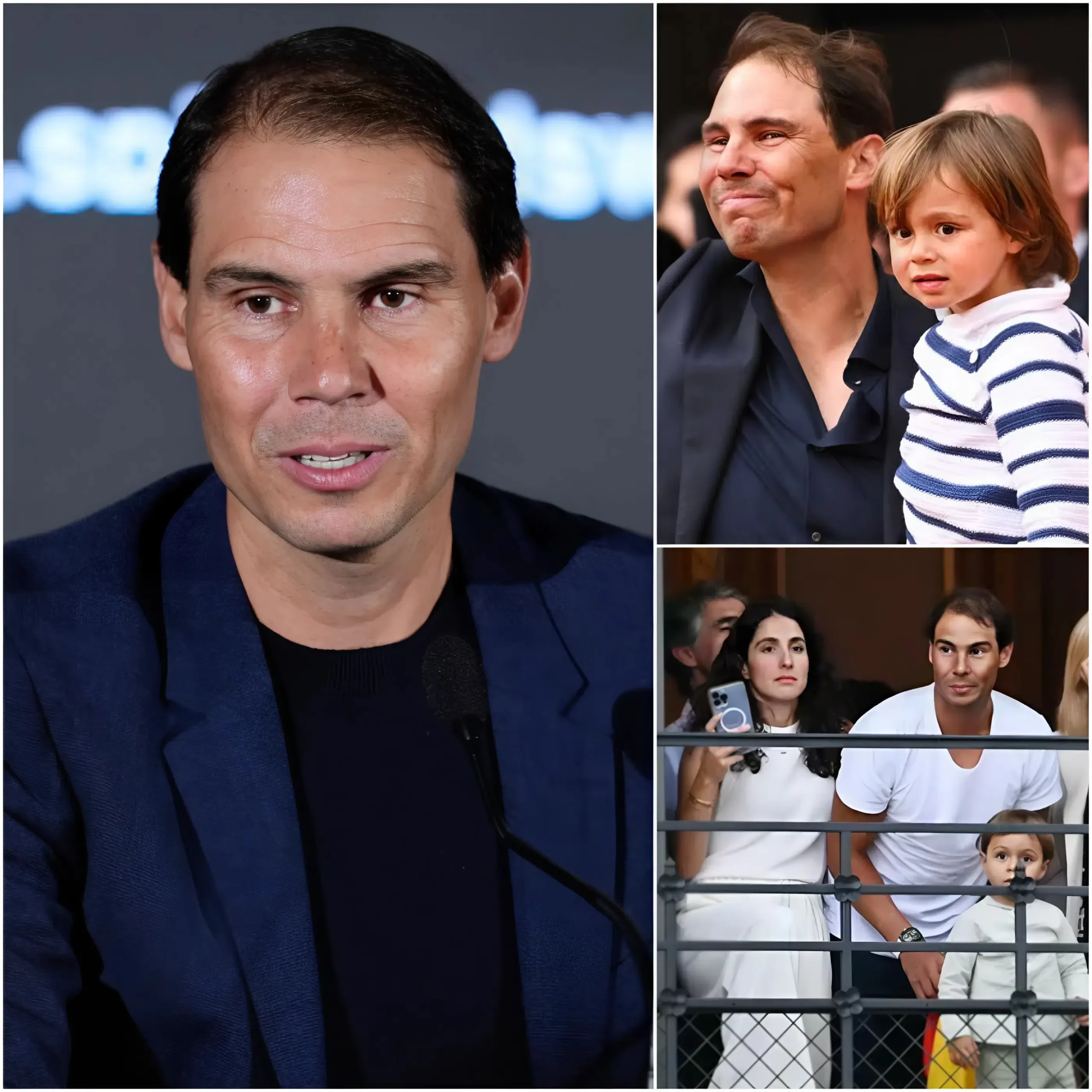 Cover Image for 💔🎾 “Quiero que mis hijos me recuerden no solo como un ganador”. — Rafael Nadal dejó a sus fans sin palabras al compartir sus reflexiones más profundas sobre la familia y la vida tras su retiro.