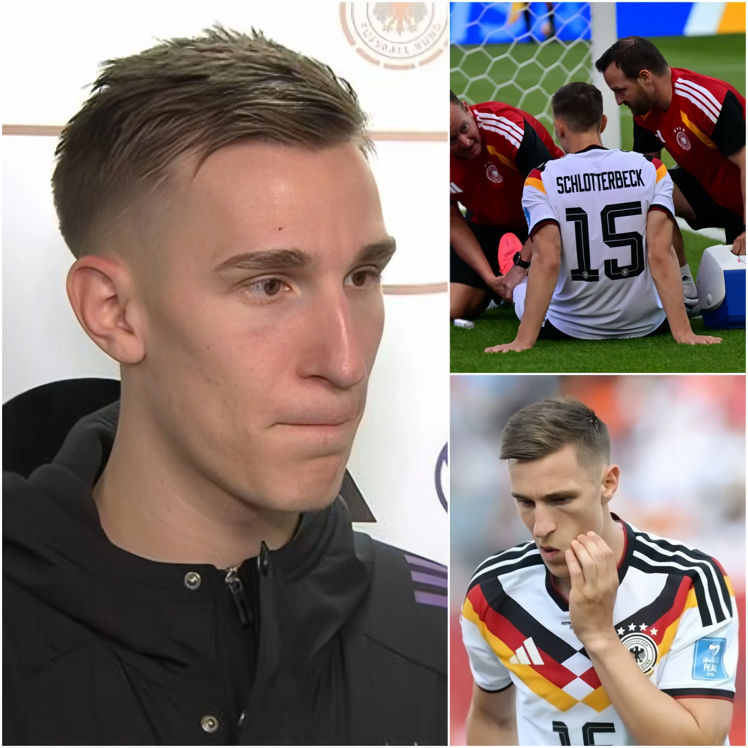Cover Image for 🚨💔 „Ich hätte nie gedacht, dass ich so etwas durchmachen müsste…“ – Nico Schlotterbeck hat sich nach seiner schweren Verletzung im Spiel gegen die Elfenbeinküste erstmals geäußert und damit bei den deutschen Fans Besorgnis ausgelöst.