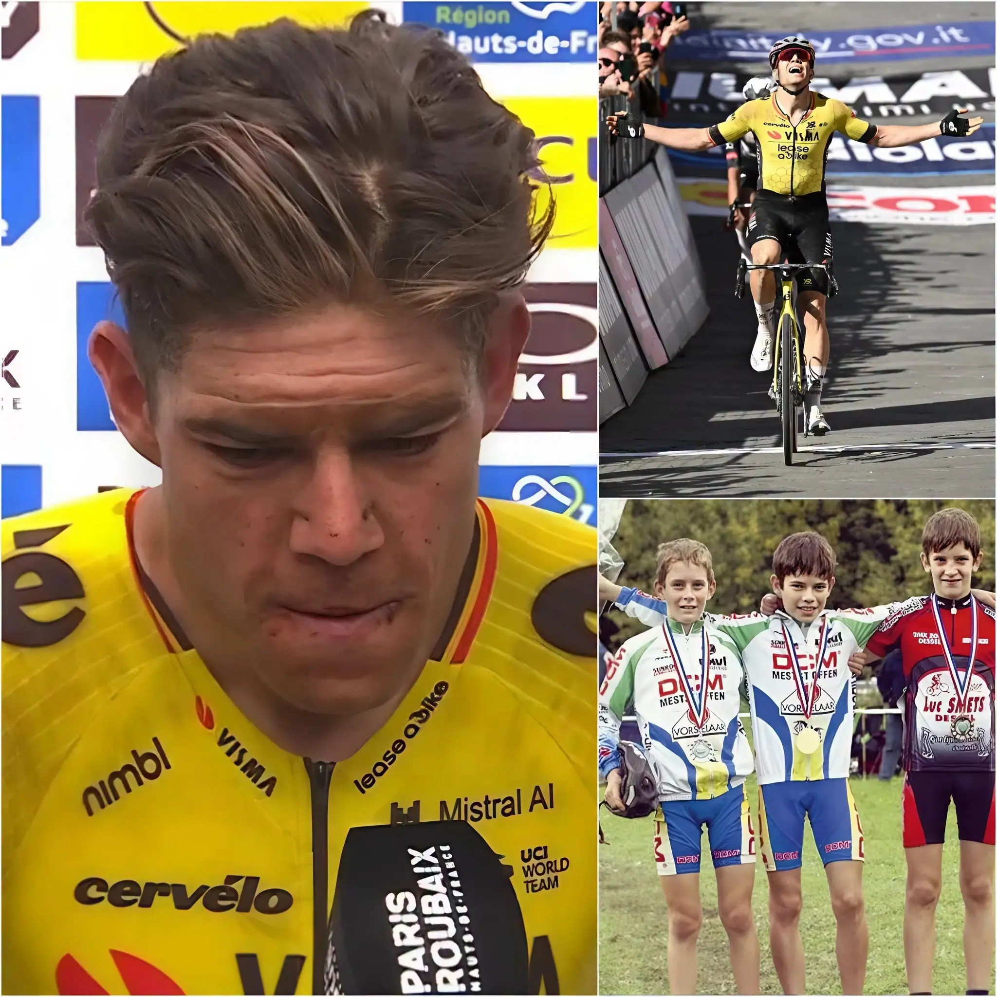 Cover Image for 🚴💔 Wout van Aert: Van een onbekende jongen tot een Belgische legende – maar achter zijn glorieuze overwinningen schuilen onvertelde verhalen die fans met een gebroken hart achterlaten…