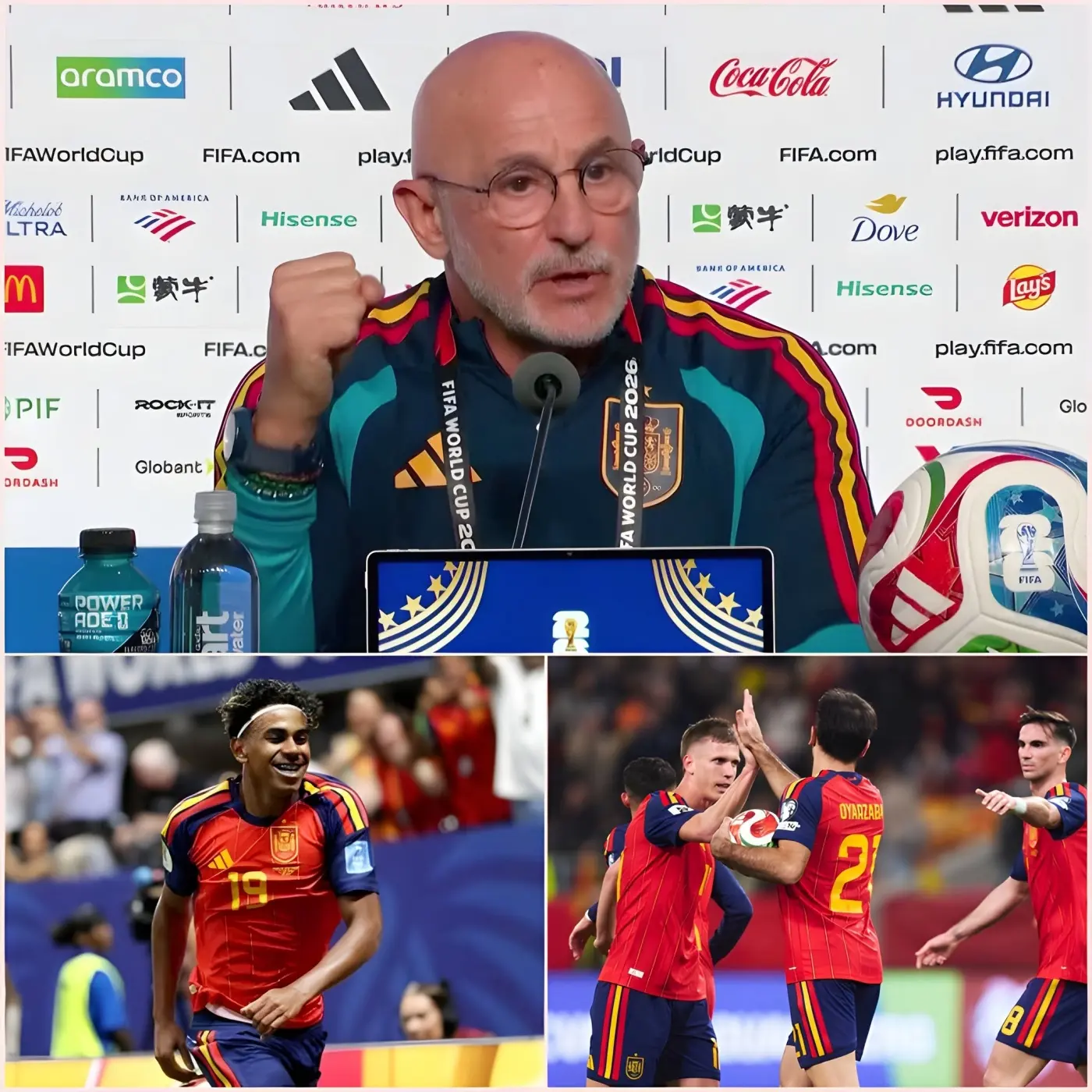 Cover Image for 🚨 “DESCANSARÁ PARA EL ÚLTIMO PARTIDO…” El seleccionador Luis De La Fuente sorprendió a la afición española al revelar un plan para una importante rotación de jugadores de cara al último partido de la fase de grupos del Mundial de 2026.