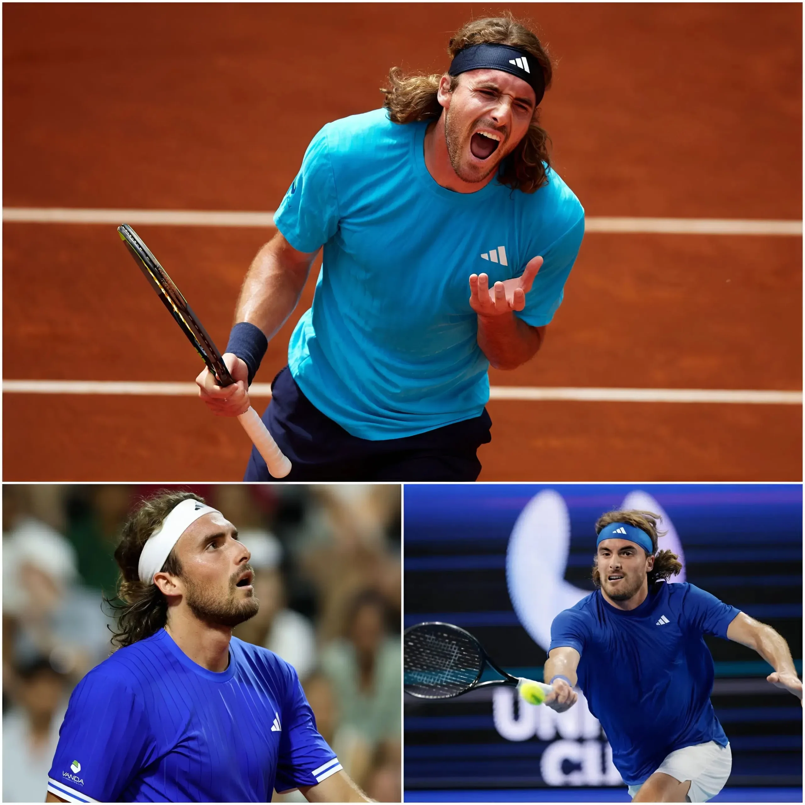 Cover Image for 🚨🎾 “I’VE NEVER EXPERIENCED ANYTHING LIKE THIS…” Stefanos Tsitsipas could not hide his frustration as strong winds and unpredictable bounces turned the match into a battle against the playing conditions rather than the opponent across the net.