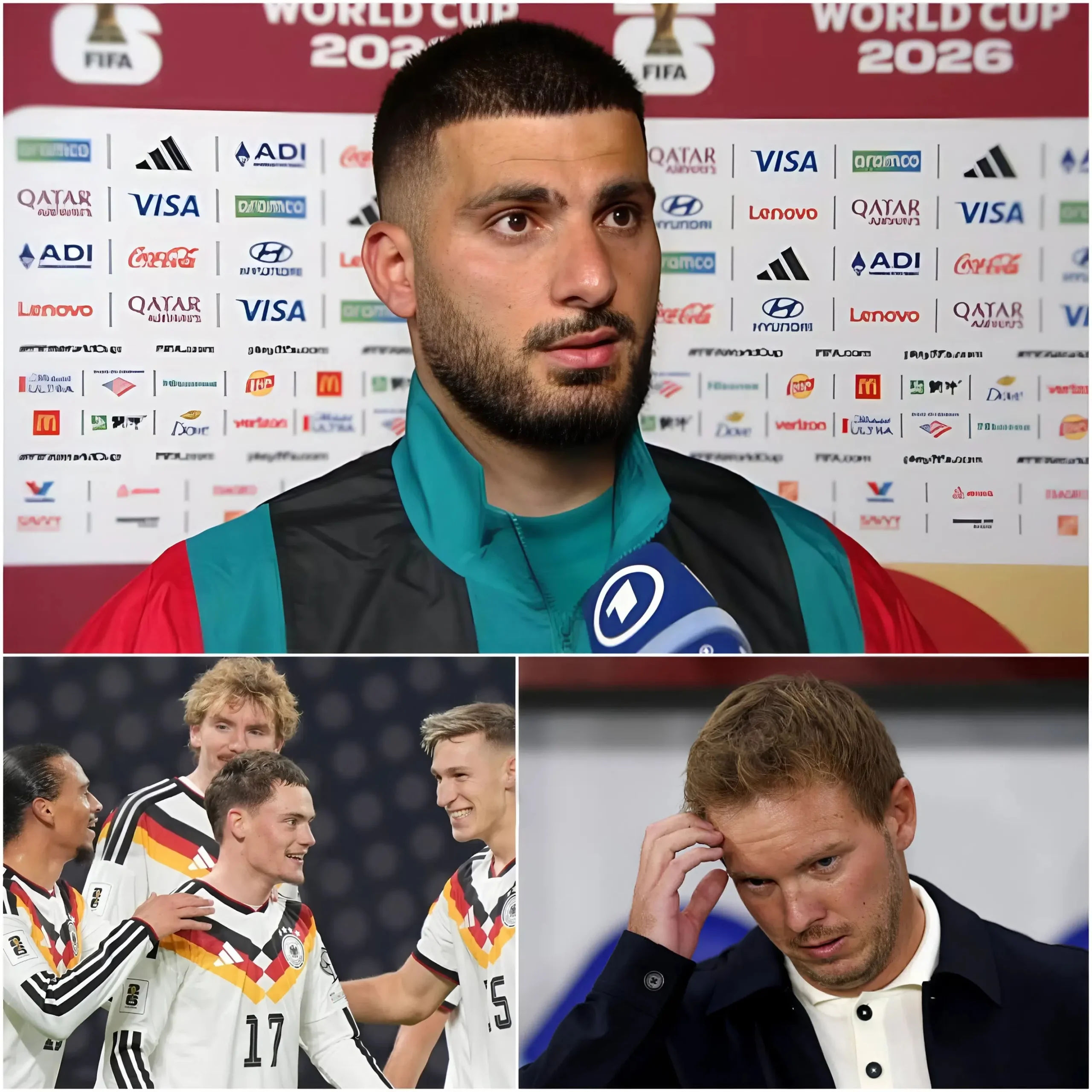 Cover Image for 🚨🇩🇪 „Wenn ich neben ihm spielen muss, sitze ich lieber auf der Bank!“ – Gerüchten zufolge soll Deniz Undav vor Deutschlands Spiel gegen Ecuador nach einer angespannten Situation in der Kabine eine sehr harsche Aussage gegenüber einem Teamkollegen gemacht haben.