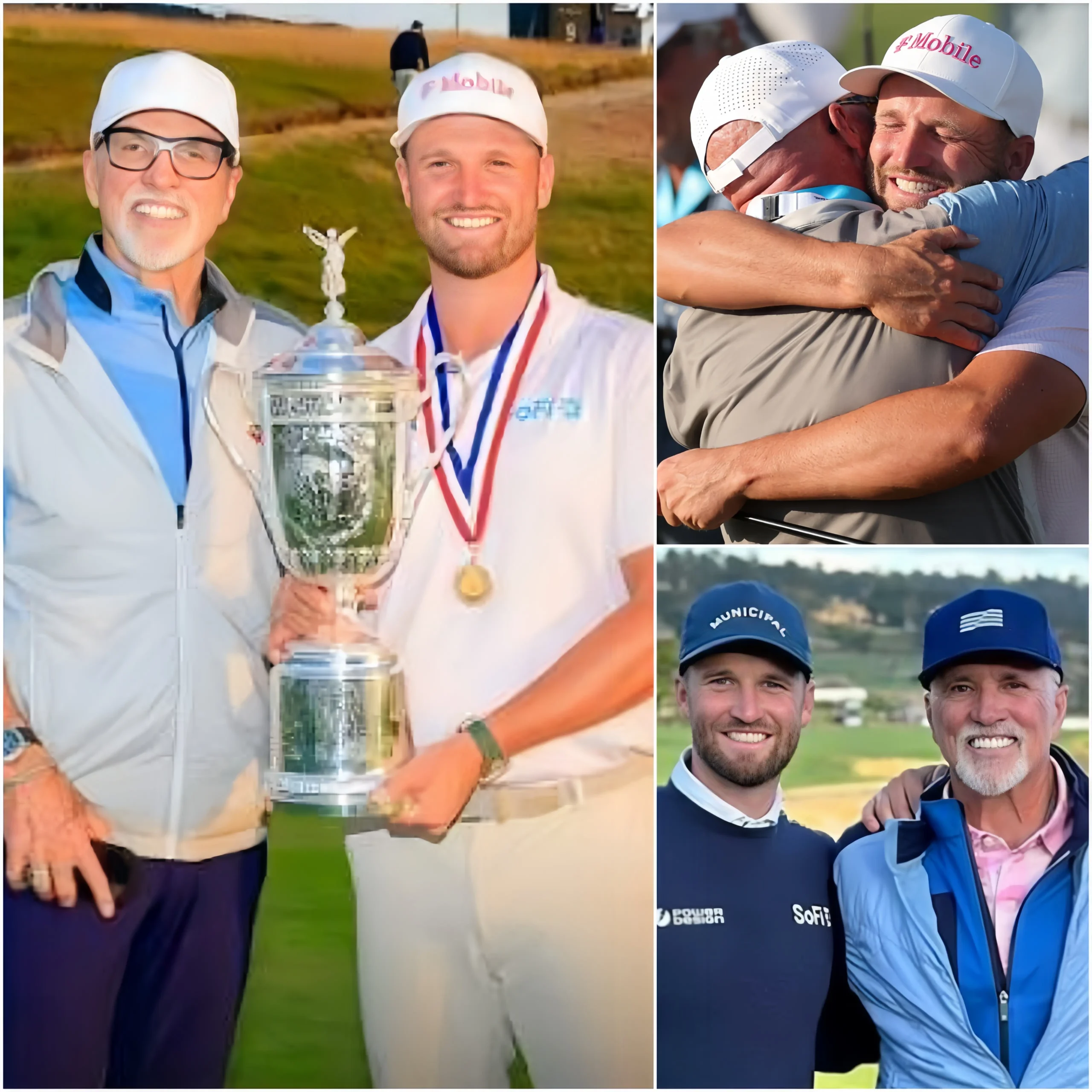 Cover Image for ❤️🏆 “This victory is for my dad…” — Wyndham Clark choked up as he spoke about his journey to conquer the 2026 U.S. Open. The American champion revealed that his father had been with him throughout the tournament, watching every shot with undisguised anticipation and expectation.
