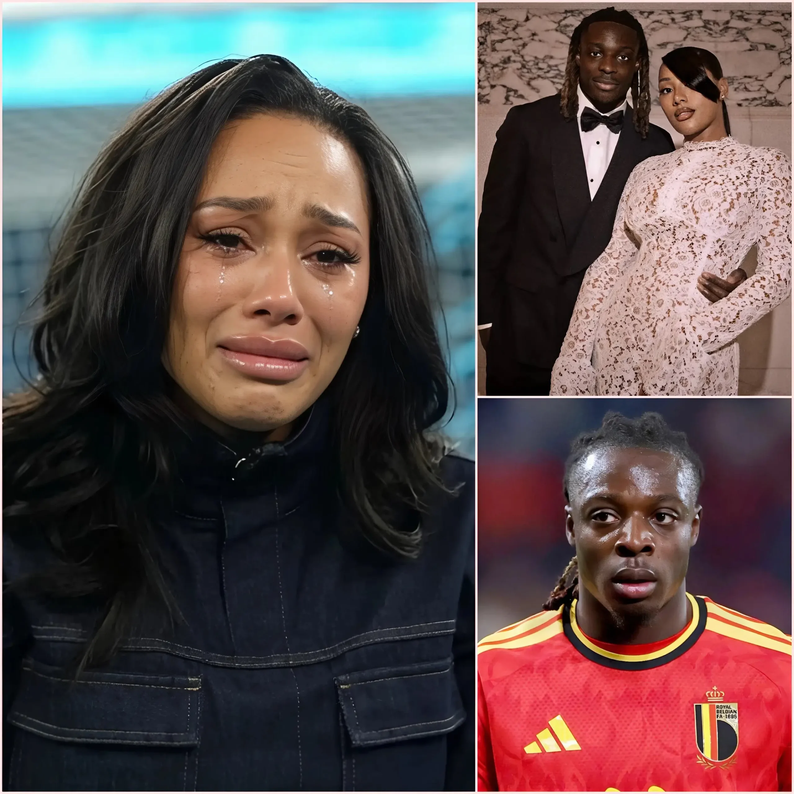Cover Image for “HOU OP MET HEM TE BEKRITISEREN!”. 😭💖 De vrouw van Jérémy Doku, Shireen, nam het op voor haar man na de kritiek die hij kreeg toen hij het WK 2026 verliet om naar huis te gaan en hun diepbedroefde kind te bezoeken. Ze onthulde de moeilijkheden waar een zwangere vrouw mee te maken krijgt zonder Jérémy Doku aan haar zijde, wat fans diep ontroerde.