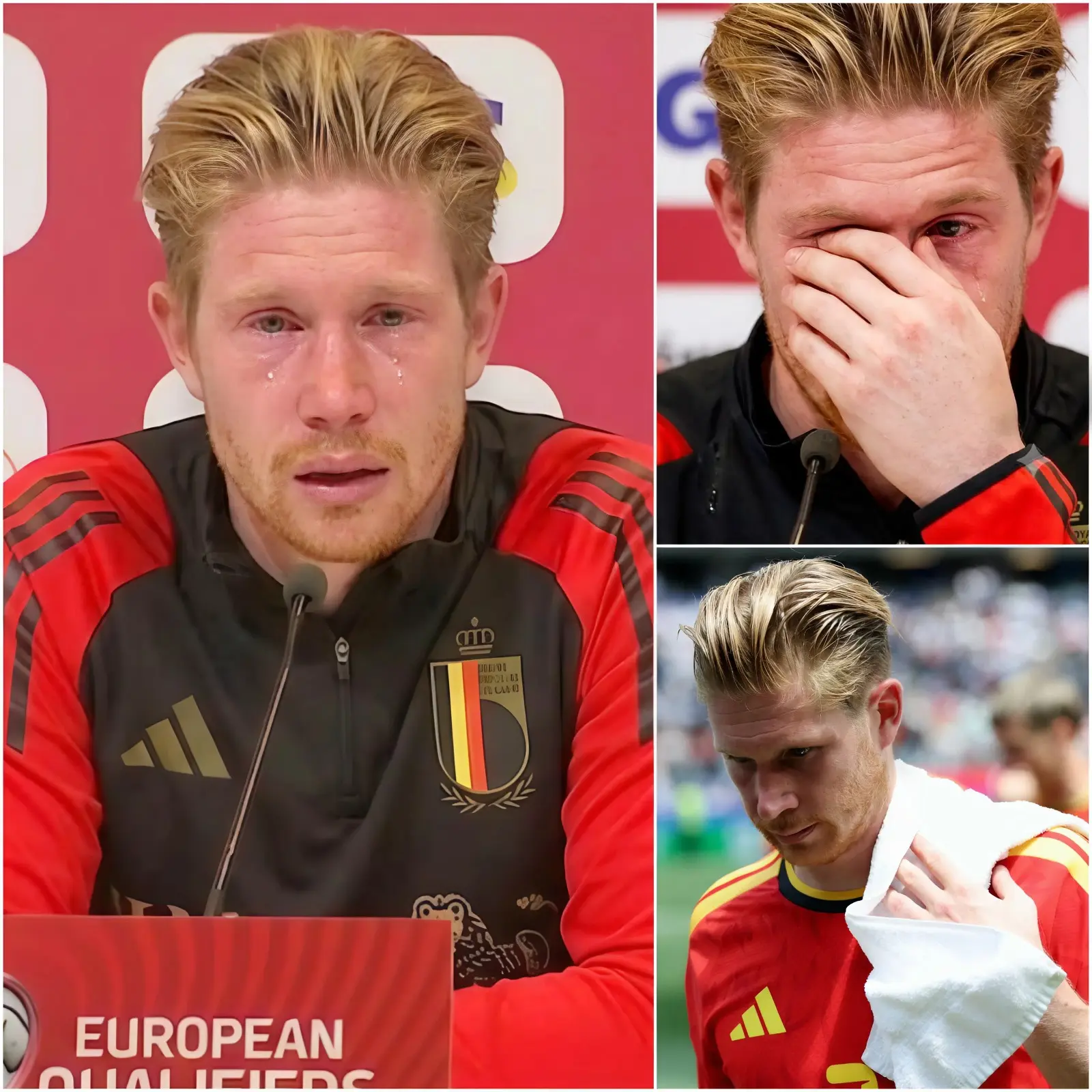 Cover Image for “BREAKING OP HET FIFA WK: In tranen heeft Kevin De Bruyne zojuist uiterst hartverscheurend nieuws bekendgemaakt. De Belgische middenvelder liet weten dat hij…”