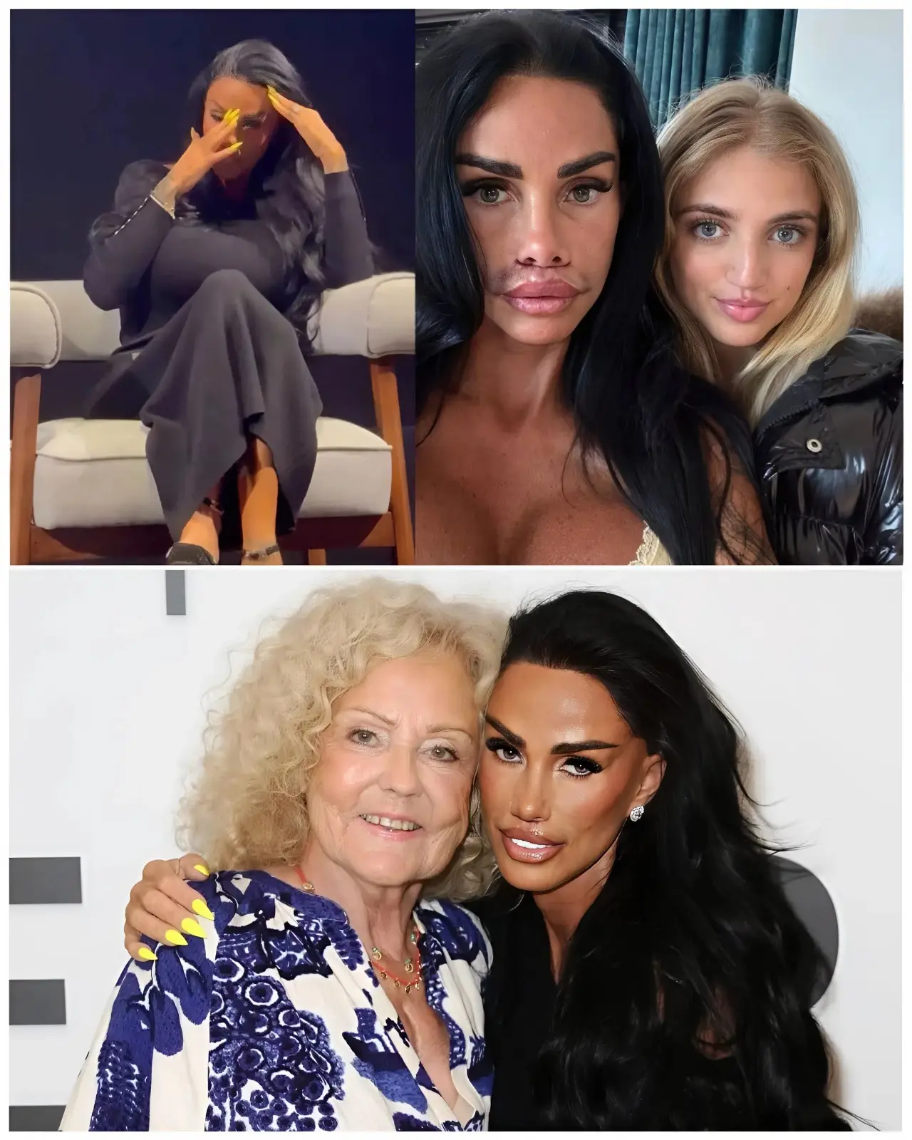 Cover Image for KATIE PRICE BREAKS DOWN AS SHE SHARES DEVASTATING UPDATE ON MUM AMY 💔 The emotional moment left fans heartbroken. 🙏👇👇
