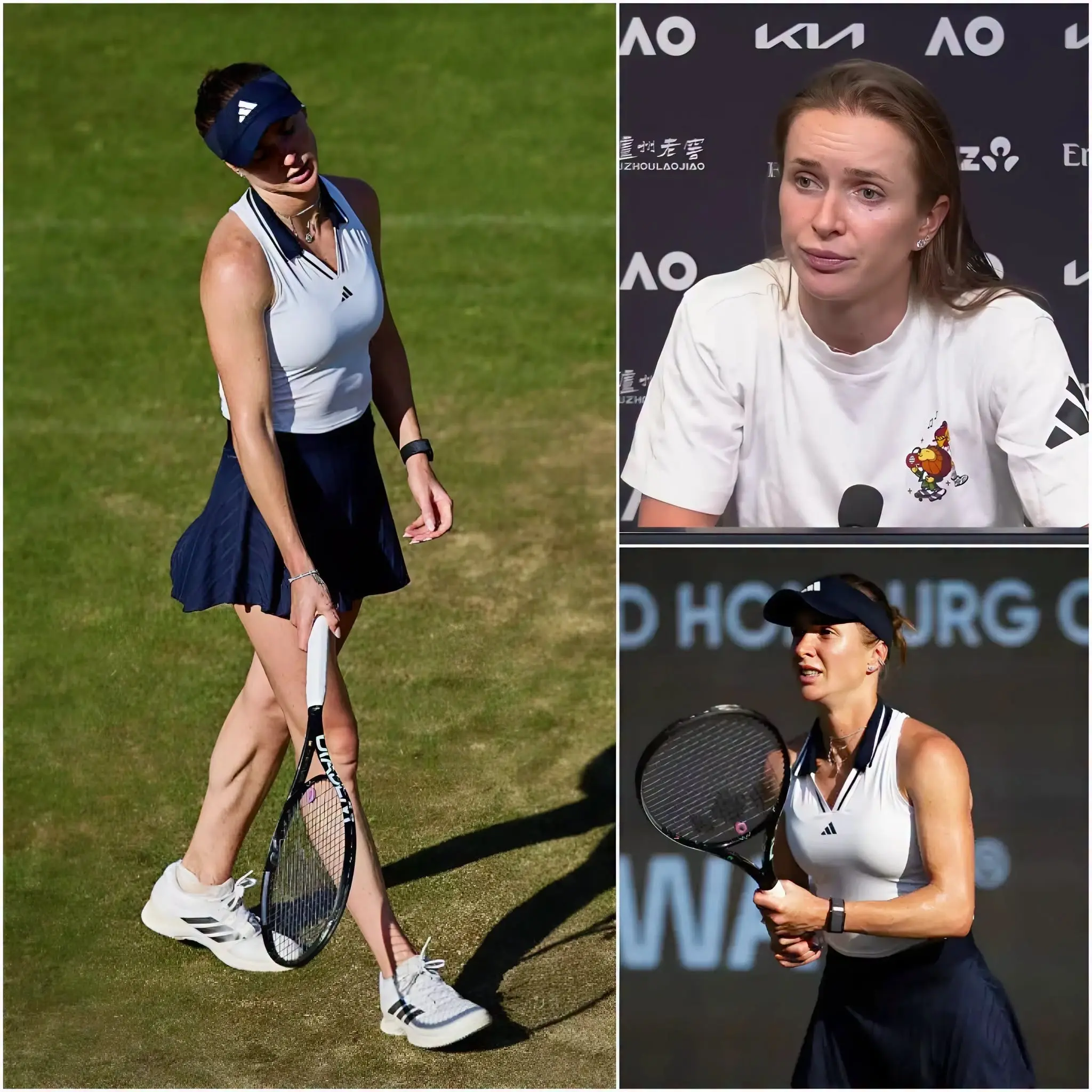 Cover Image for A pocos días de Wimbledon, Elina Svitolina tuvo que tomar una decisión que causó gran preocupación entre sus seguidores. La estrella ucraniana se retiró del Abierto de Bad Homburg debido a una lesión en la cadera derecha