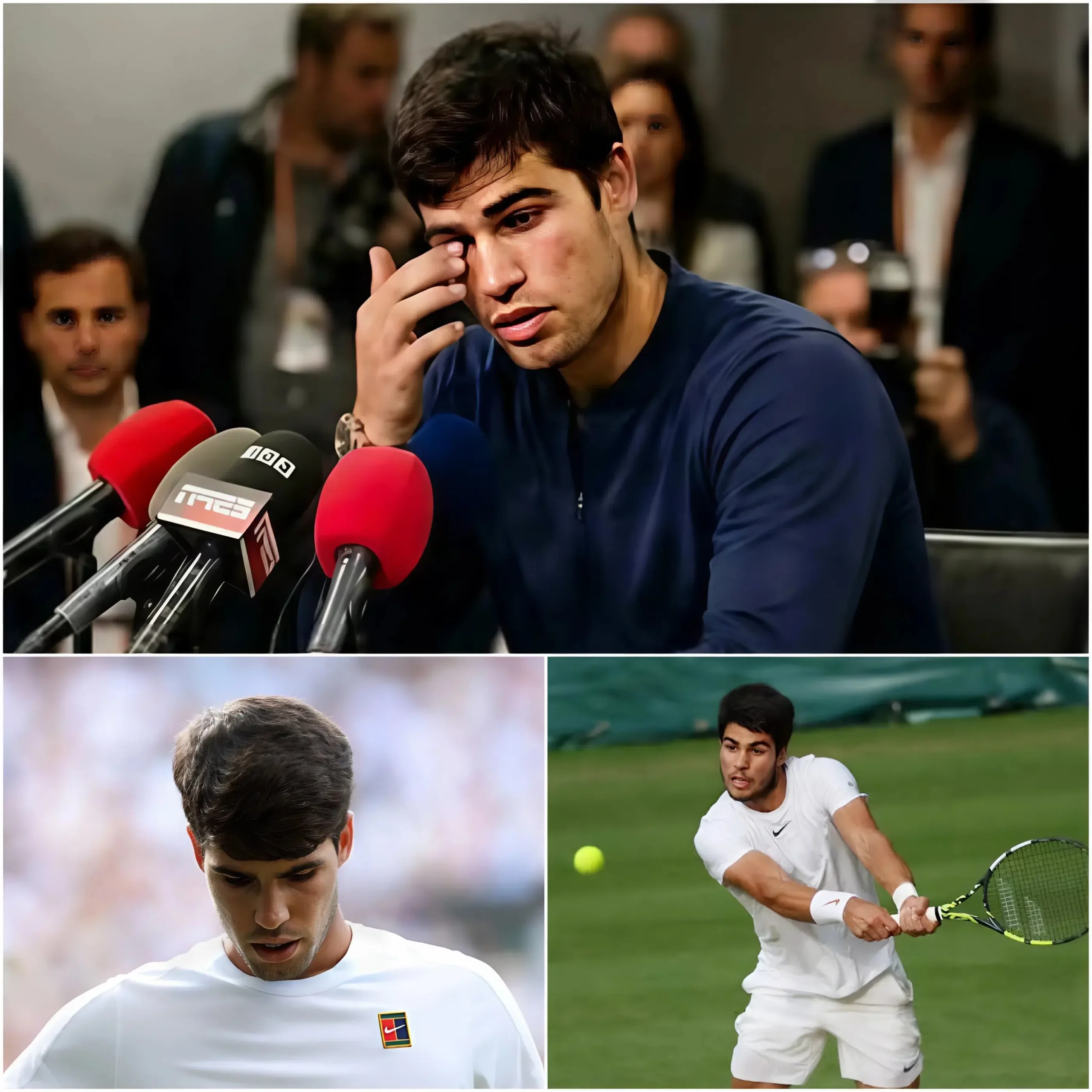 Cover Image for 🚨🎾 “I CAN’T KEEP THIS A SECRET ANY LONGER…” — Carlos Alcaraz reportedly silenced the entire audience when he first shared details about a particularly noteworthy decision after the most talked-about match of his career.