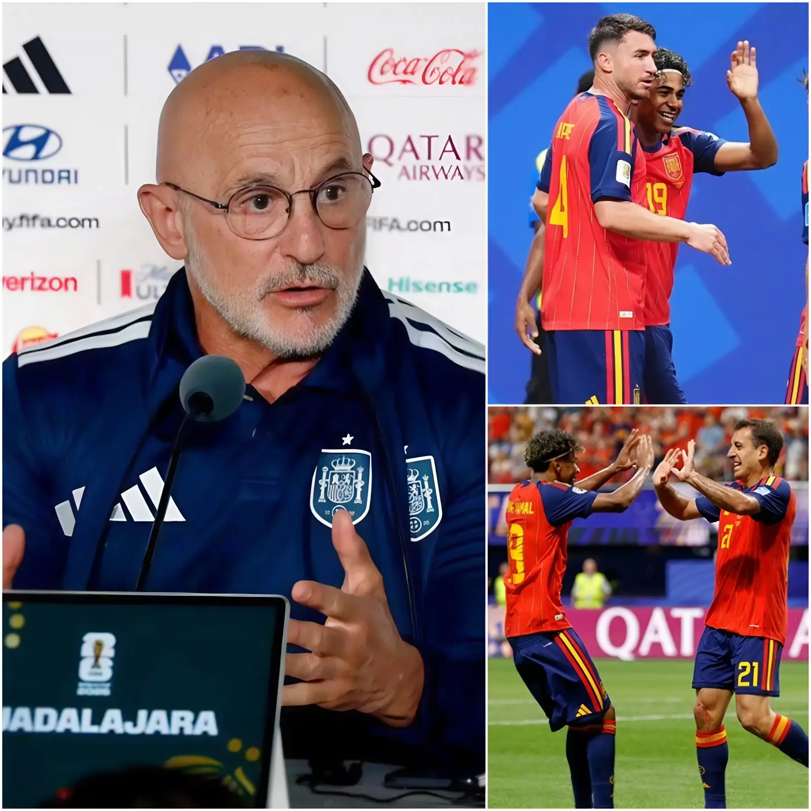 Cover Image for 🚨 ¡ÚLTIMA HORA: El vestuario de España explota!Dos jugadores han sido suspendidos de inmediato por rebelarse abiertamente contra el seleccionador Luis de la Fuente — Se lanza una advertencia contundente.Un ambiente de máxima tensión se ha apoderado de la selección española en el Mundial 2026, justo antes del crucial enfrentamiento contra Uruguay.