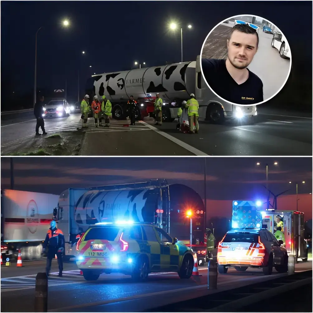 Cover Image for 🚨Niels (29) zet vrachtwagen dwars op rijbaan van E17 om slachtoffer van ongeval te beschermen: “Iedereen bleef maar om de man slalommen”