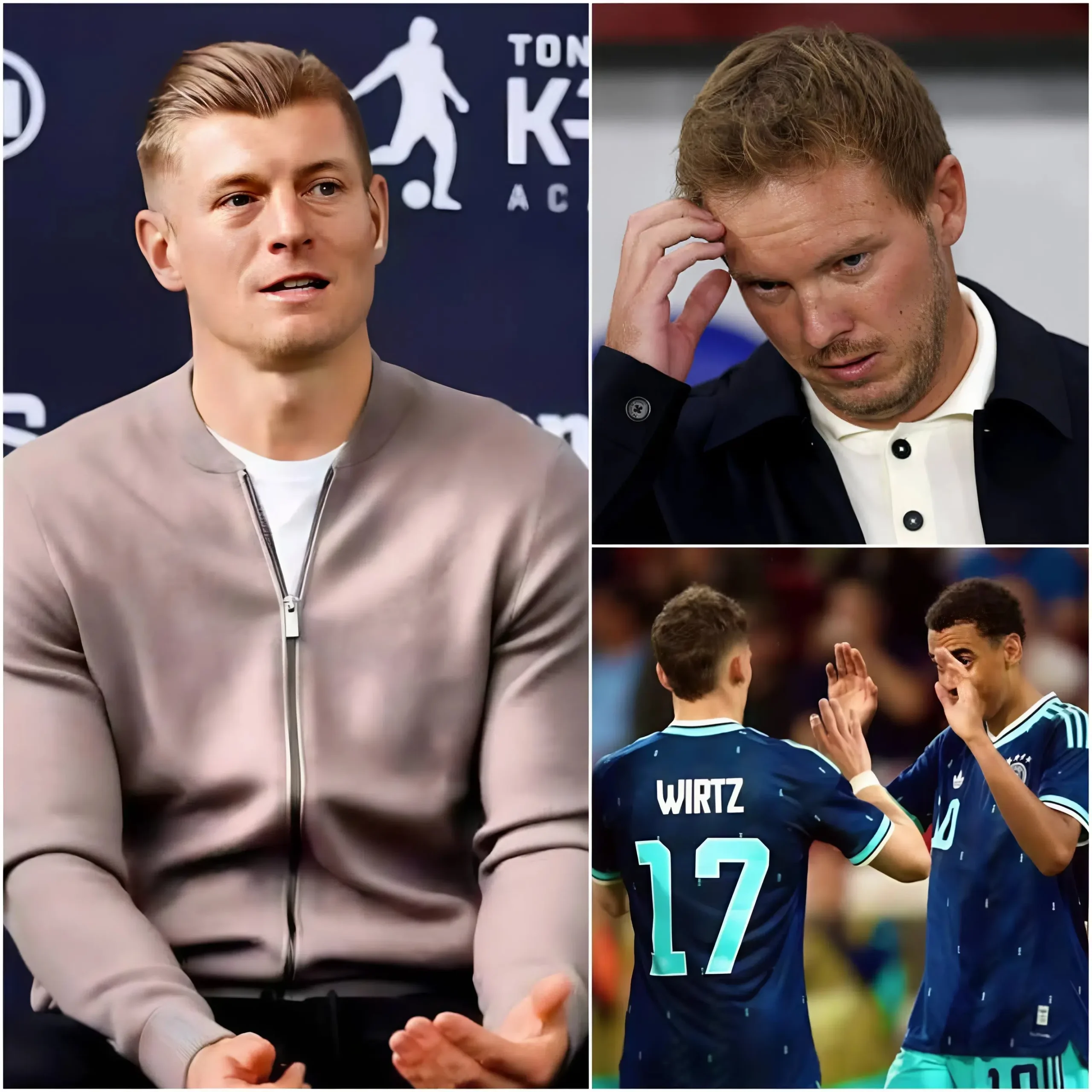 Cover Image for 🚨 TONI KROOS WARNT DEUTSCHLAND: Nach einer enttäuschenden Leistung ist Toni Kroos der Ansicht, dass Deutschland sich in zwei Kernbereichen schnell verbessern muss, wenn es bei der Weltmeisterschaft weiterkommen will….👇👇