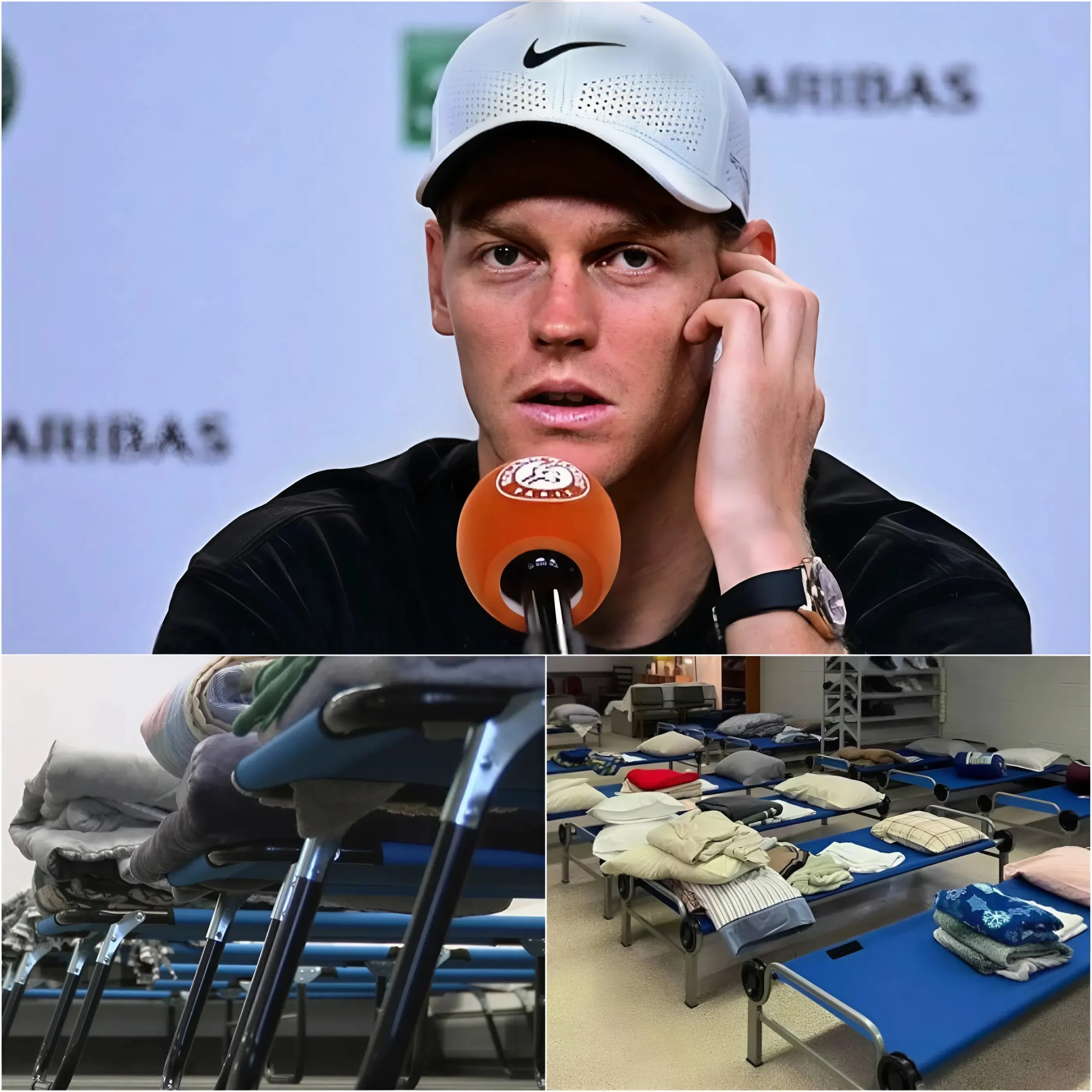 Cover Image for “Non posso godermi la vittoria finché ci sono ancora persone che dormono per strada”. Jannik Sinner ha commosso milioni di fan quando ha annunciato inaspettatamente che avrebbe donato l’intero premio di 2,3 milioni di euro
