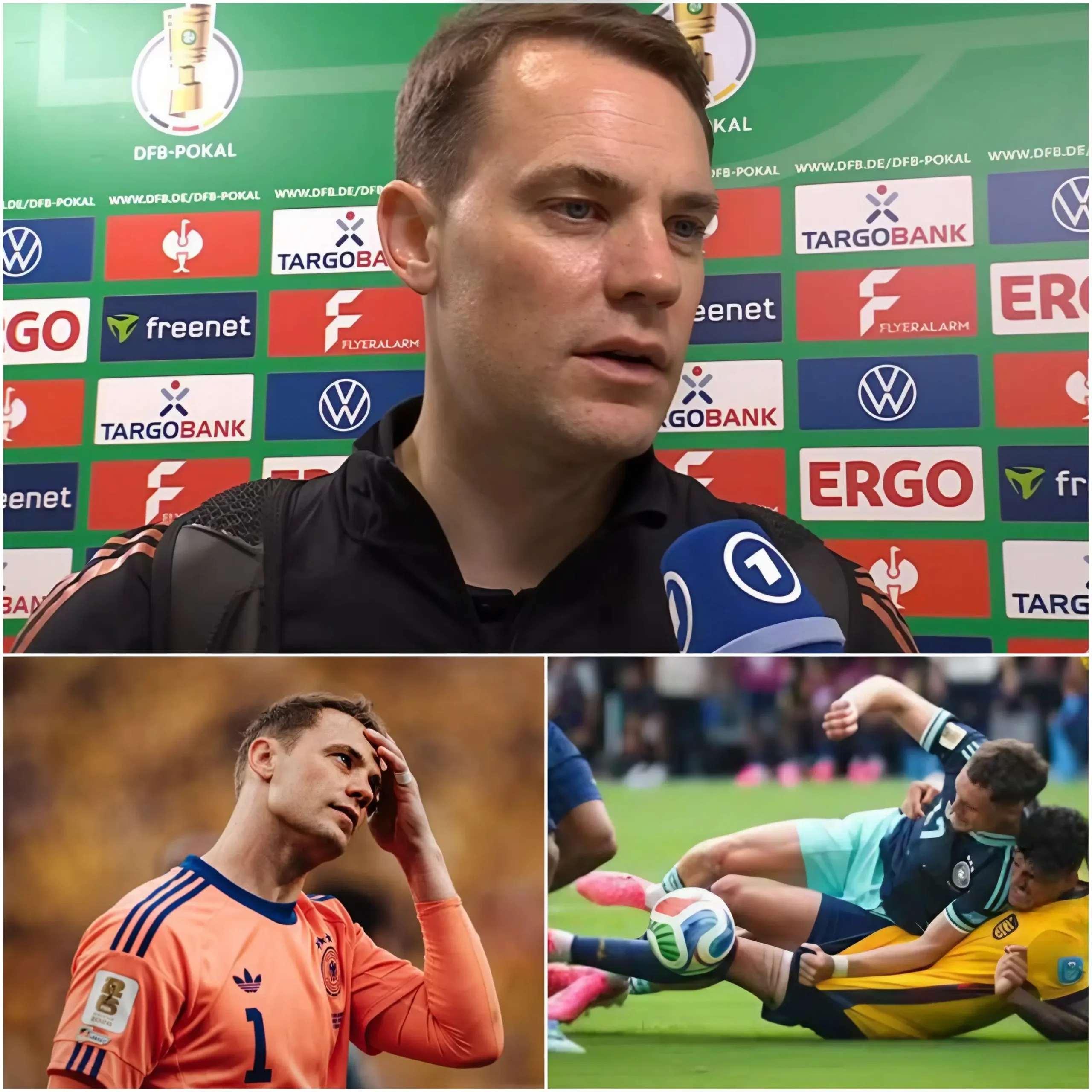 Cover Image for 🚨 „ICH BIN NICHT SCHULDGEFÄHRDET!“ – Manuel Neuer bestreitet entschieden, die Ursache für die Niederlage gegen Ecuador zu sein.