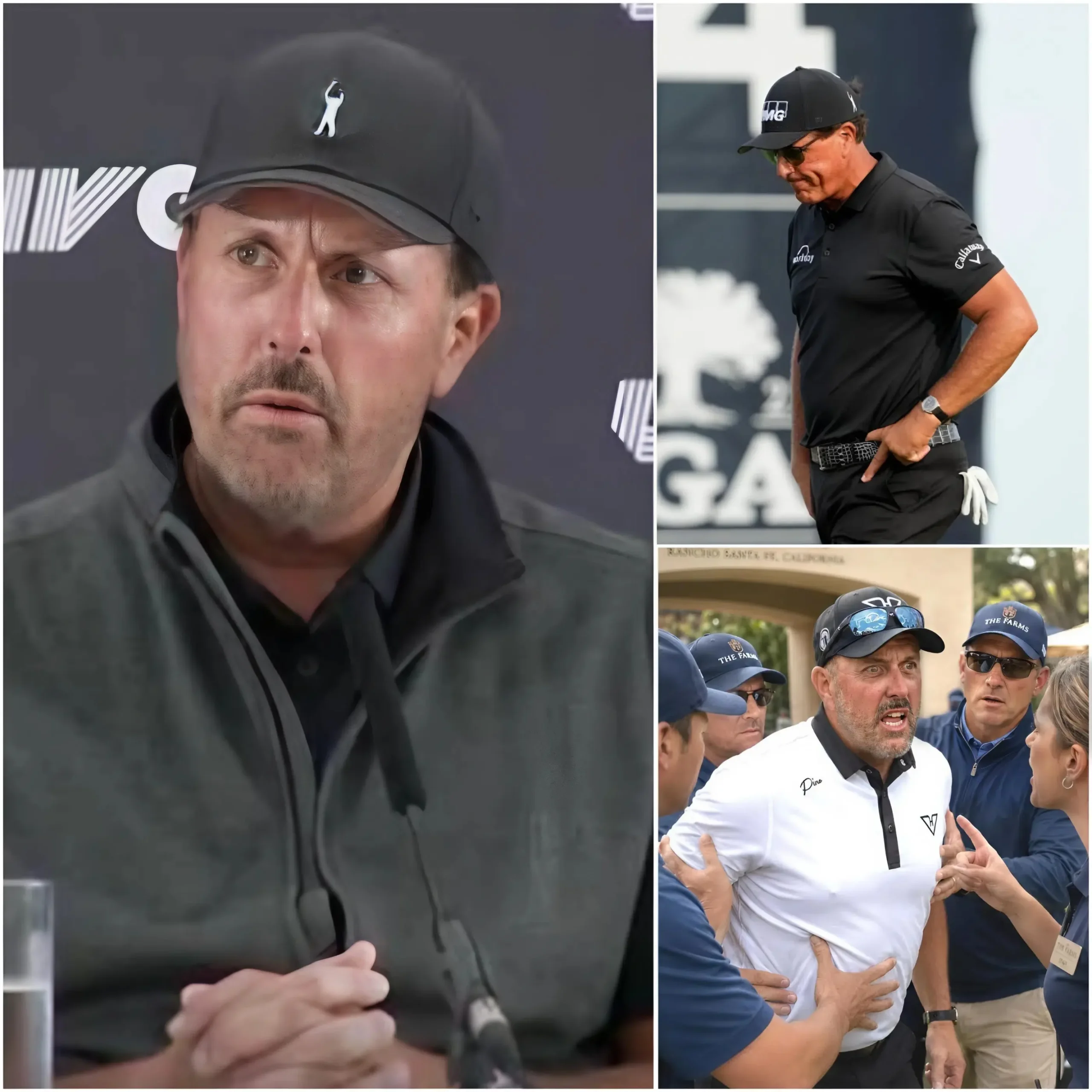 Cover Image for ⛳🚨 PHIL MICKELSON SPEAKS OUT AGAINST HIGH-ATTENTION ALLEGATIONS. Golf legend Phil Mickelson is facing controversy following allegations related to an incident at a California golf course, which allegedly led to the termination of his membership.