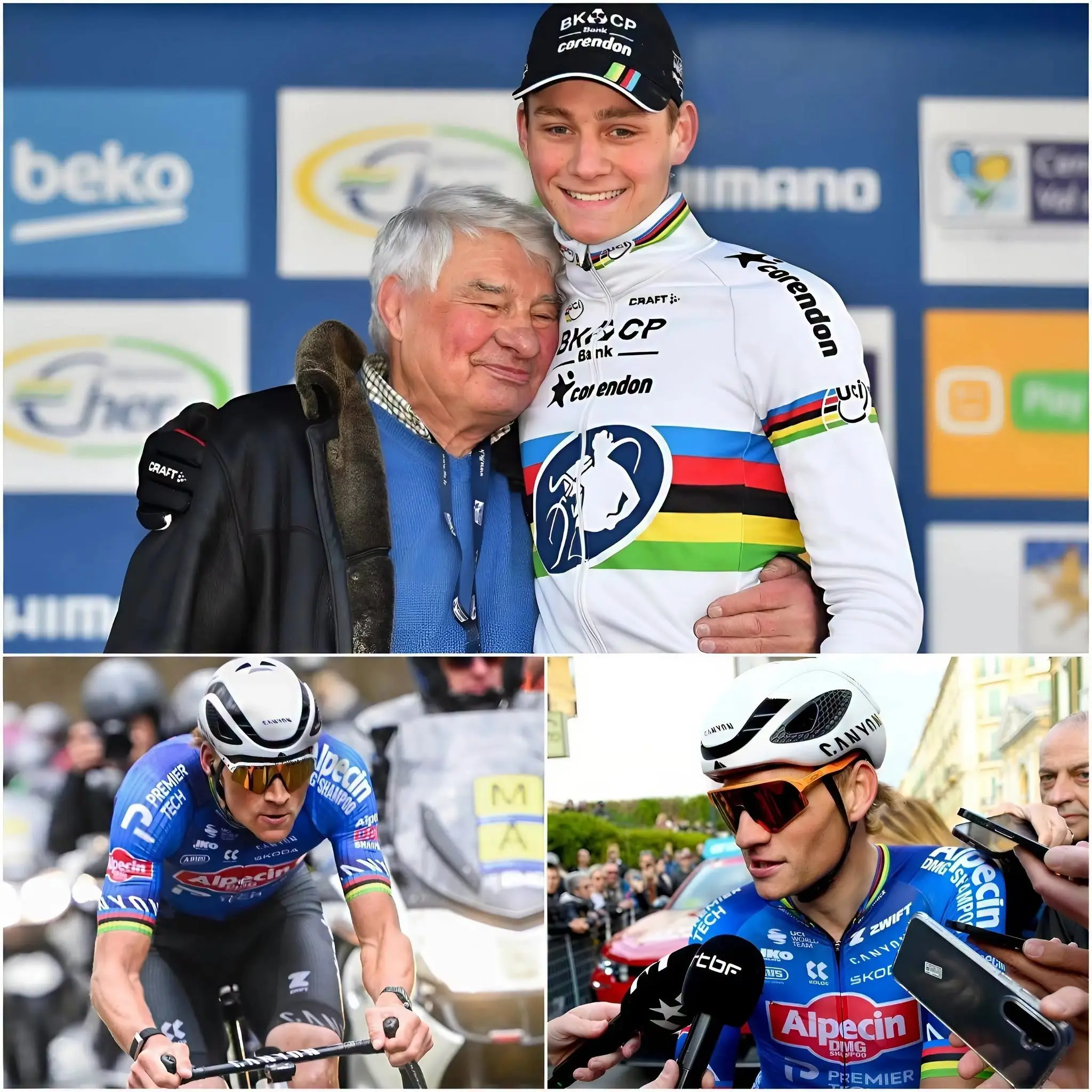 Cover Image for 🗣️🚴“NON FATE DI MIO FIGLIO IL ‘CAPRO ESPIATORIO’ PER UNA SCONFITTA DI SQUADRA!” Adrie van der Poel, padre di Mathieu van der Poel, heeft de laatste tijd stil gezeten tijdens de Ronde van Zwitserland 2026.