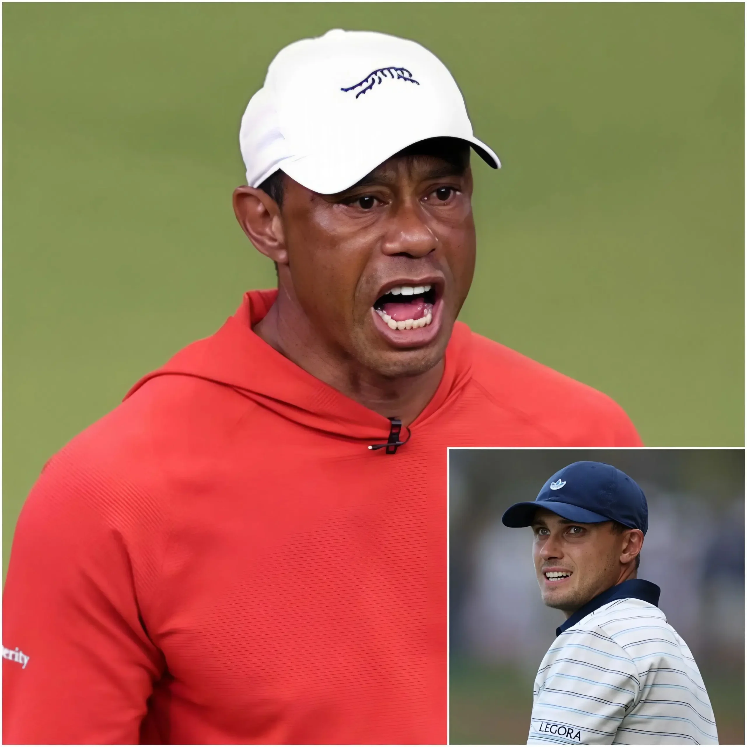 Cover Image for “THE REFUGEE OF THE GOLF WORLD!” – Tiger Woods Breaks His Silence, Delivers a Fatal Blow to Prodigy Ludvig Åberg Following His Shocking Decision to Withdraw from a Tournament!
