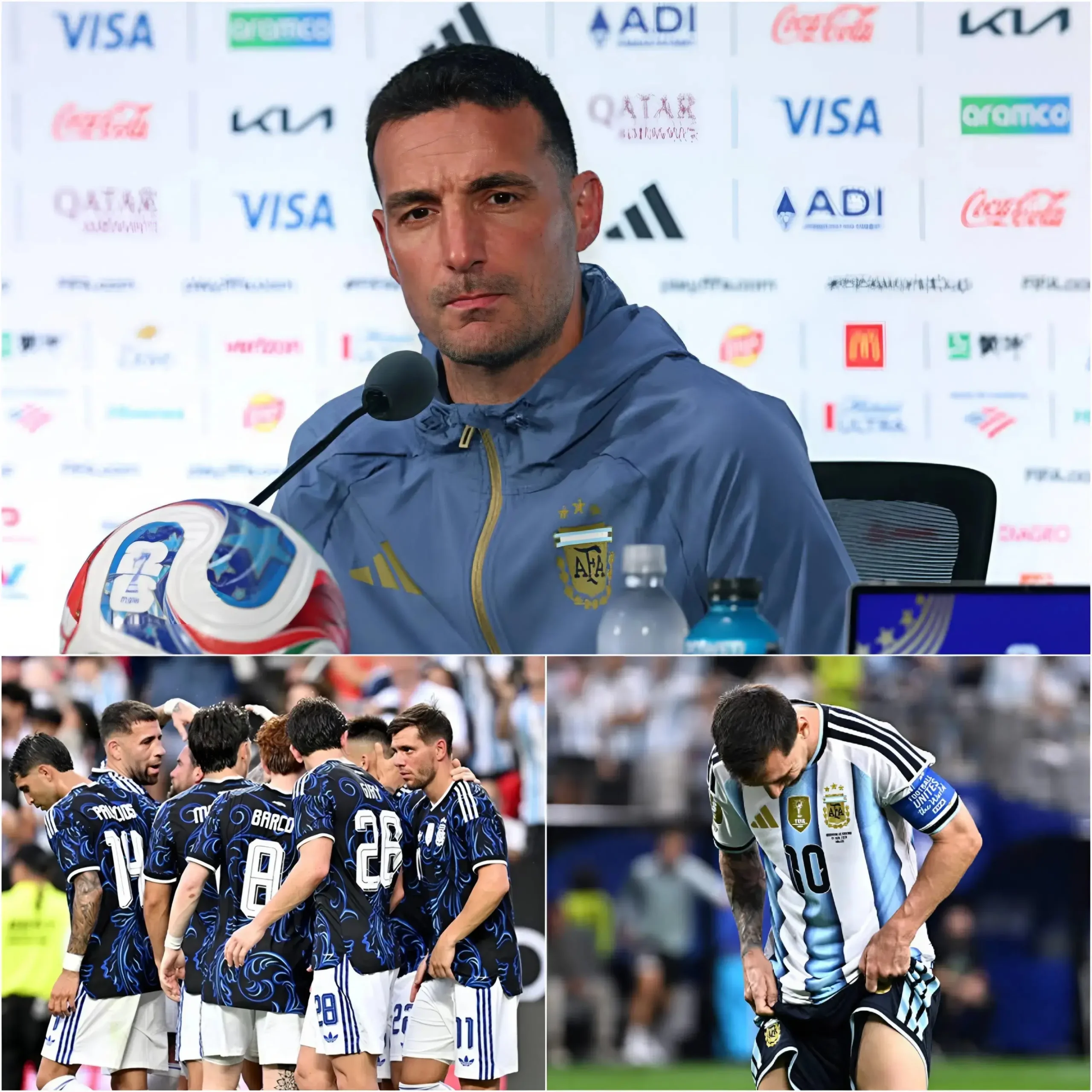 Cover Image for 🥲TRISTE NOTICIA: La selección argentina acaba de recibir noticias preocupantes sobre el estado de salud de uno de sus delanteros para lo que resta del Mundial de 2026, y el seleccionador Lionel Scaloni lo ha confirmado poco después.