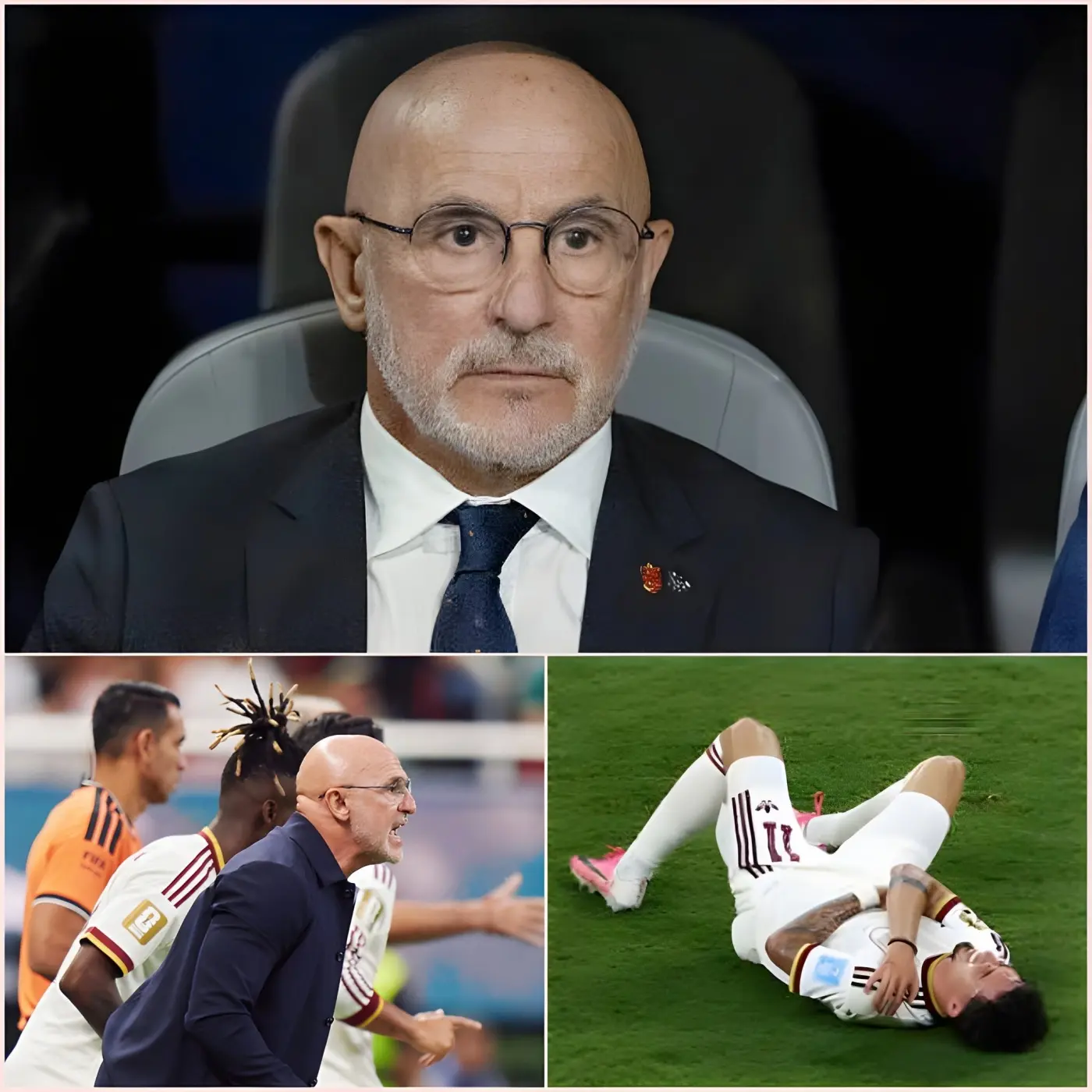 Cover Image for 💔 “PODRÍAMOS PERDERLO PARA EL RESTO DEL MUNDIAL 2026…” El seleccionador Luis De La Fuente acaba de causar preocupación entre la afición española al actualizar la situación de la lesión de uno de los pilares más importantes del equipo.