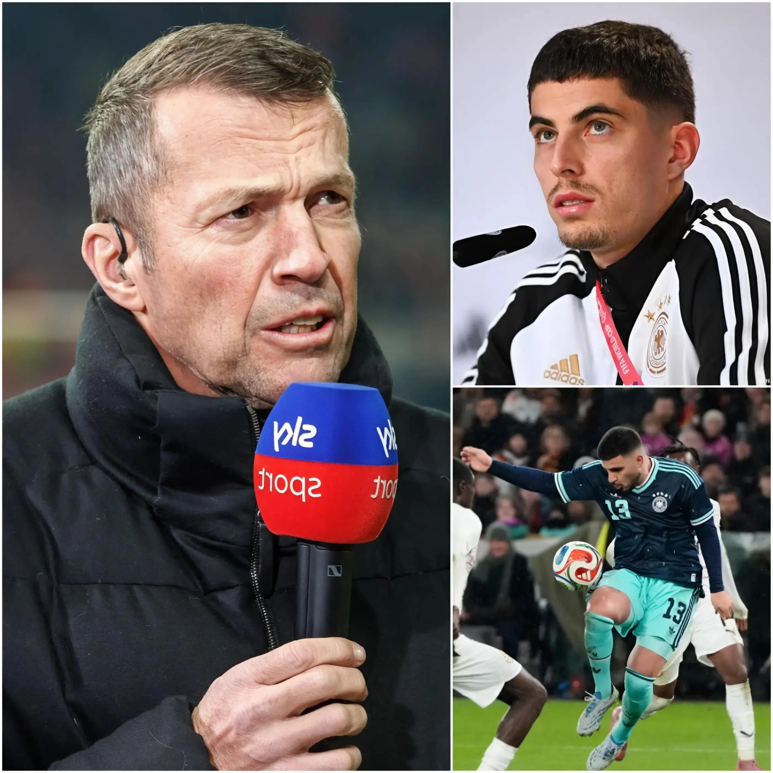 Cover Image for 🚨 „WENN ICH MÜSSTE, WÜRDE ICH DENIZ UNDAV WÄHLEN!“ – Der legendäre Stürmer Lothar Matthäus sorgte kürzlich für Aufsehen, als er die beiden deutschen Stürmer Kai Havertz und Deniz Undav öffentlich verglich.