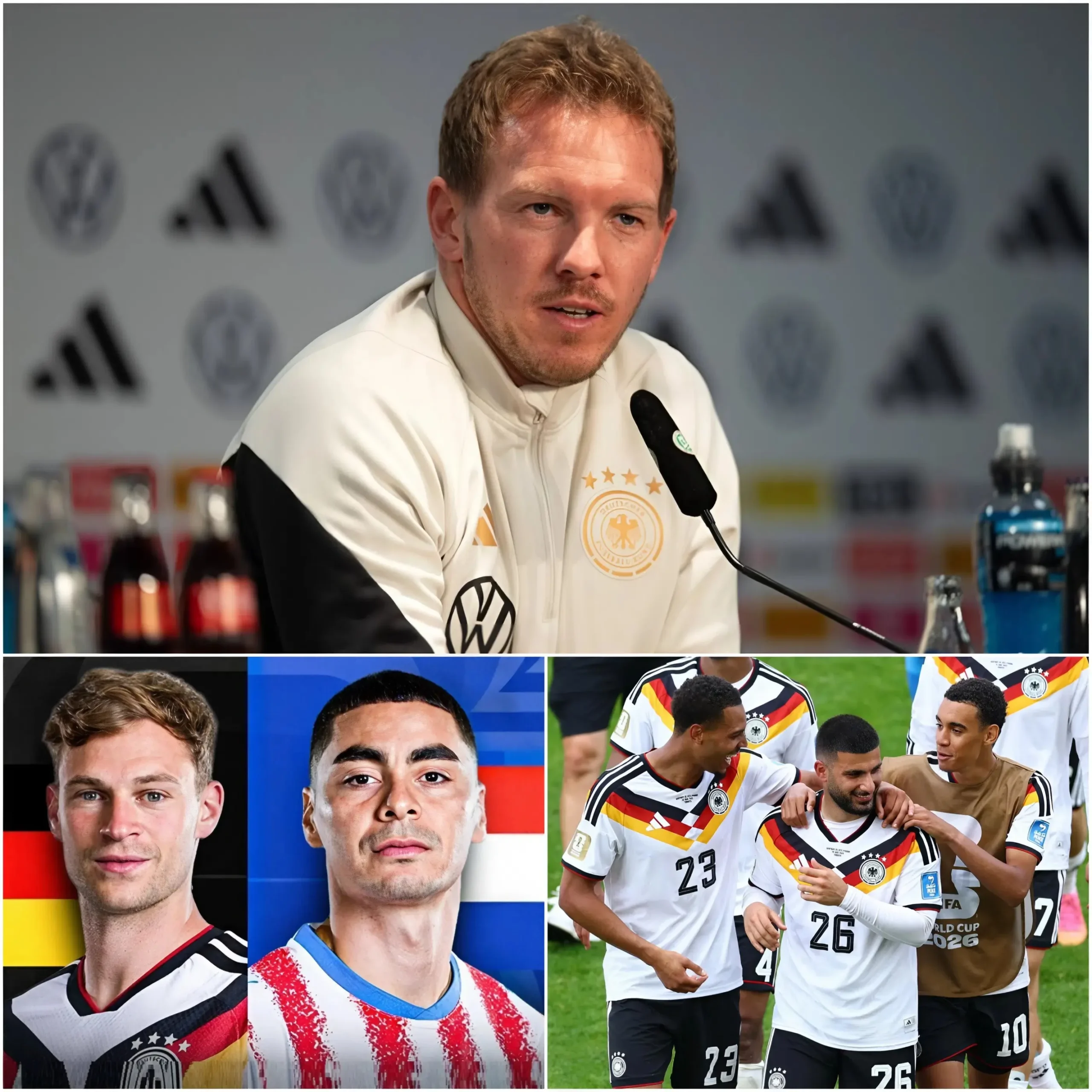 Cover Image for 🚨 EILMELDUNG VOR 10 MINUTEN: Bundestrainer Julian Nagelsmann hat soeben die Startaufstellung für das Spiel gegen Paraguay bekanntgegeben.
