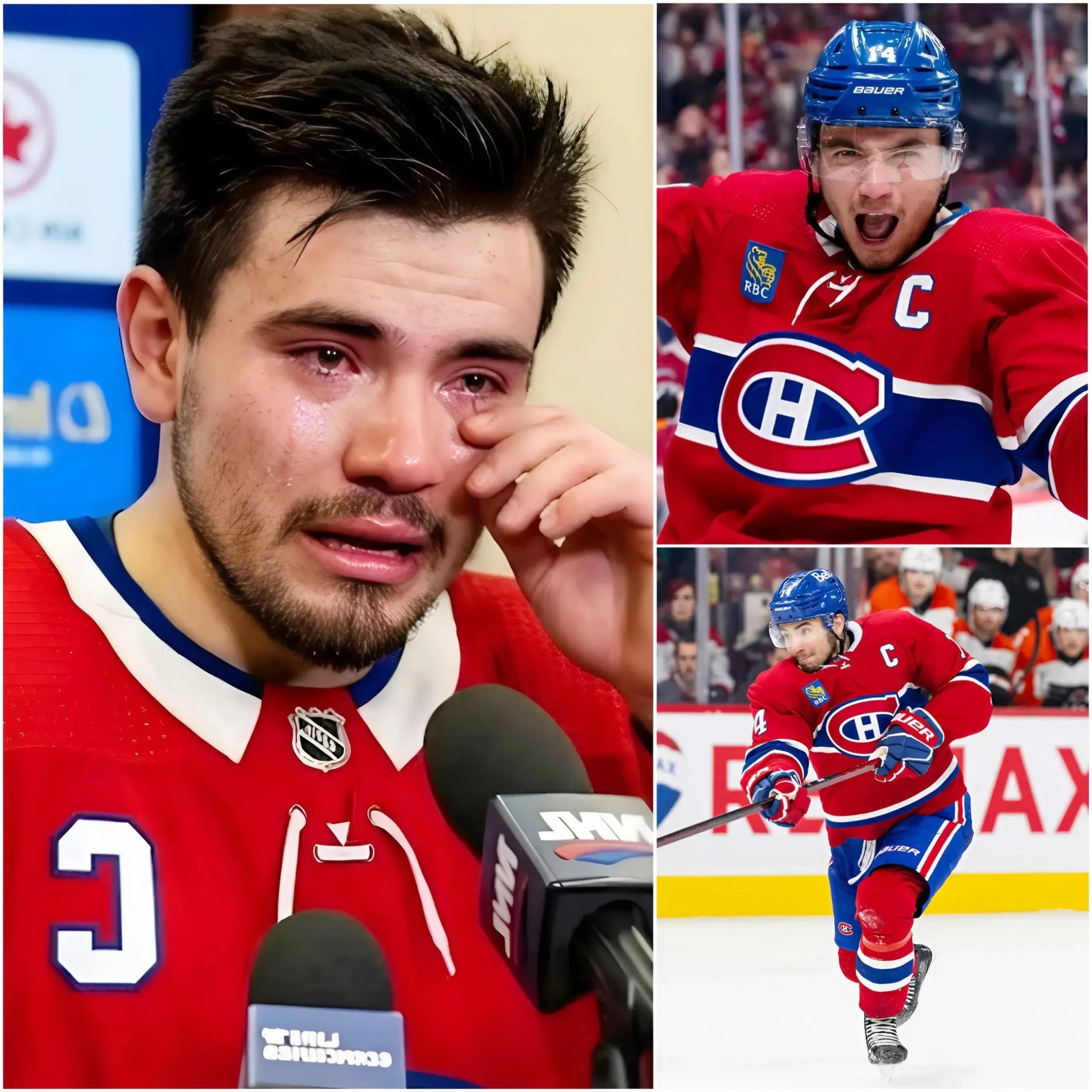 Cover Image for NOUVELLE CHAUDE chez les Canadiens de Montréal : Juste avant la période des transactions de l’été 2026, l’attaquant Nick Suzuki vient de faire une annonce très émouvante. L’attaquant canadien a fondu en larmes en annonçant qu’il…
