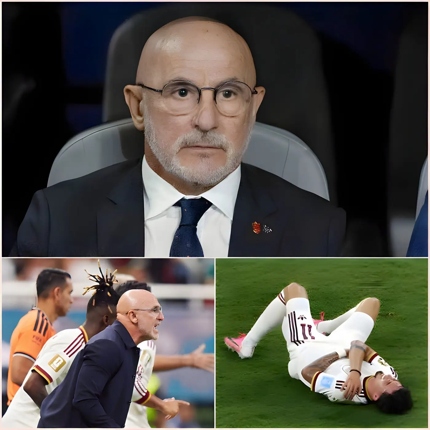 Cover Image for 💔 “¡PODRÍAMOS PERDERLO PARA TODO EL MUNDIAL 2026!” El seleccionador Luis De La Fuente ha encendido todas las alarmas entre la afición española tras actualizar el estado de la lesión de una de las grandes figuras del equipo.