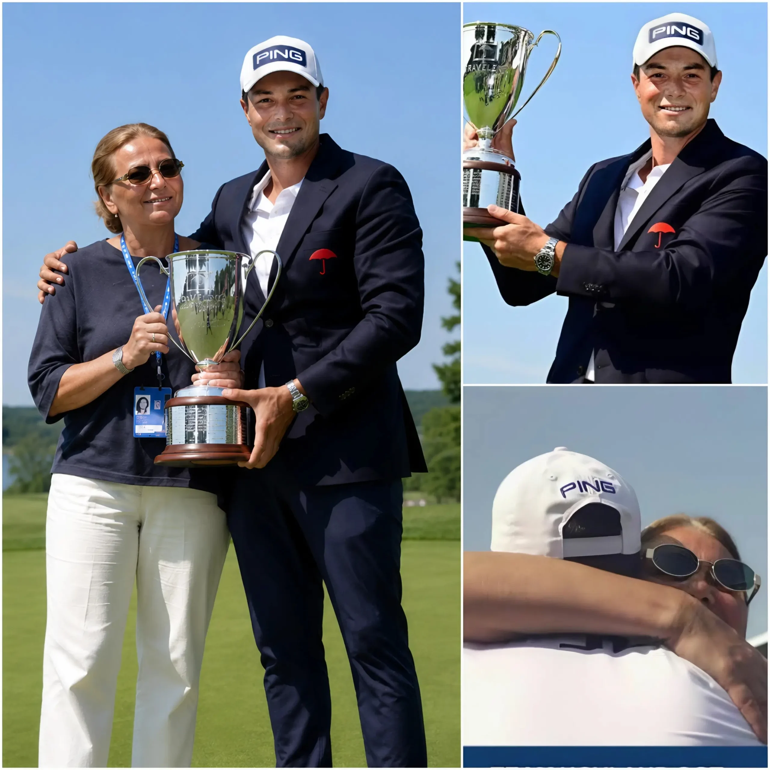 Cover Image for ❤️ “My son has made our family—and the entire country of Norway—proud…” With tears in her eyes, Viktor Hovland’s mother shares the moving story of her son’s journey to success following his Travelers Championship victory.