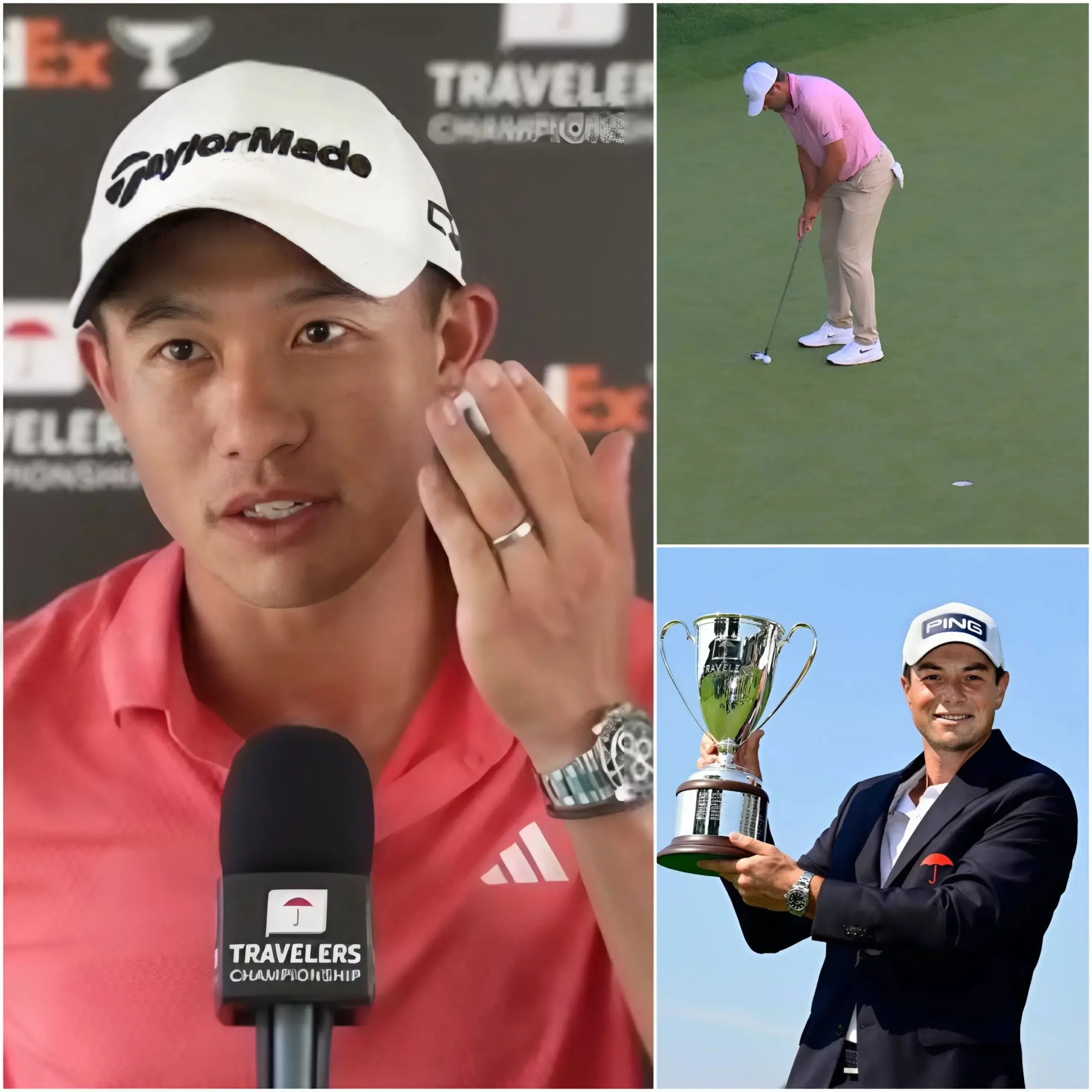 Cover Image for ⛳🚨 “THE VICTORY SHOULD HAVE BEEN SCOTTIE’S” – Collin Morikawa unexpectedly heated up the debate after the Travelers Championship playoffs by speaking out in support of Scottie Scheffler, claiming he witnessed a serious and decisive incident on the final holes.