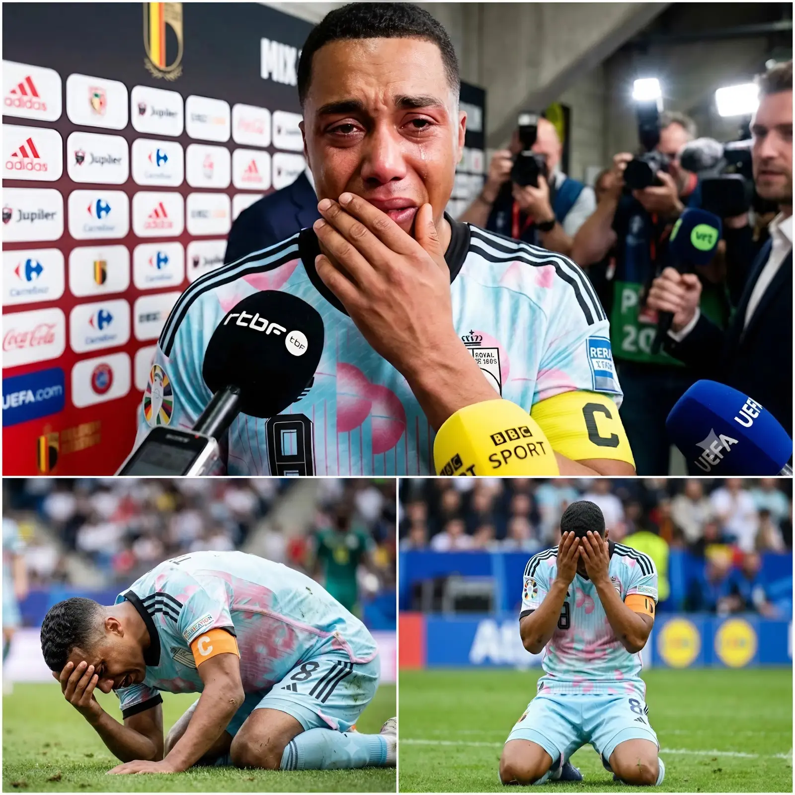 Cover Image for TRIEST NIEUWS: HET MOMENT DAT YOURI TIELEMANS IN ELKAAR ZAKT LAAT IEDEREEN IN TRANEN ACHTER.Na een adembenemende wedstrijd tegen Senegal liet Youri Tielemans iedereen in het stadion in tranen achter.