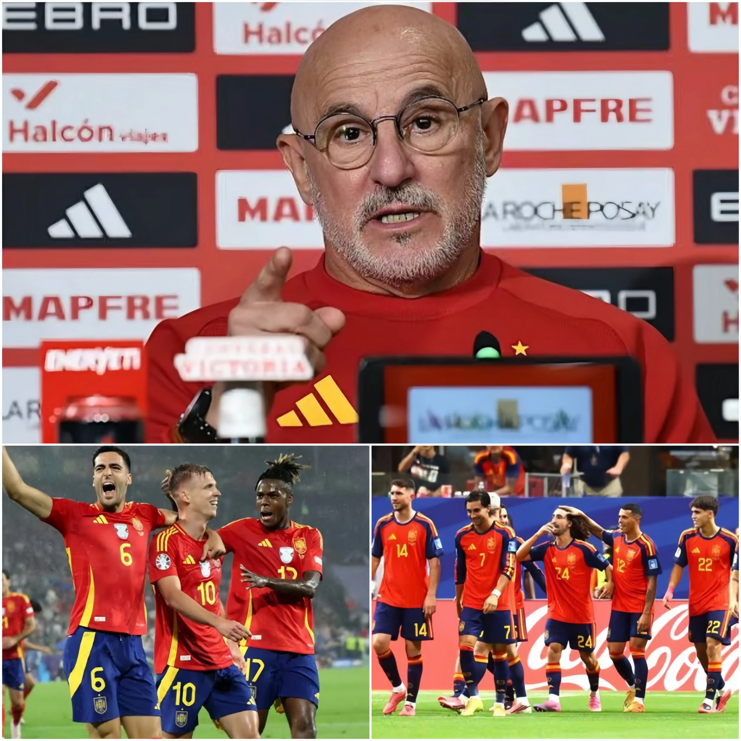 Cover Image for 🚨 ¡EN 10 MINUTOS: ESPAÑA SORPRENDE CON SU ALINEACIÓN INICIAL CONTRA AUSTRIA! El seleccionador Luis de la Fuente sorprendió a la afición al anunciar la alineación titular de España contra Austria, con una serie de cambios audaces desde el inicio.