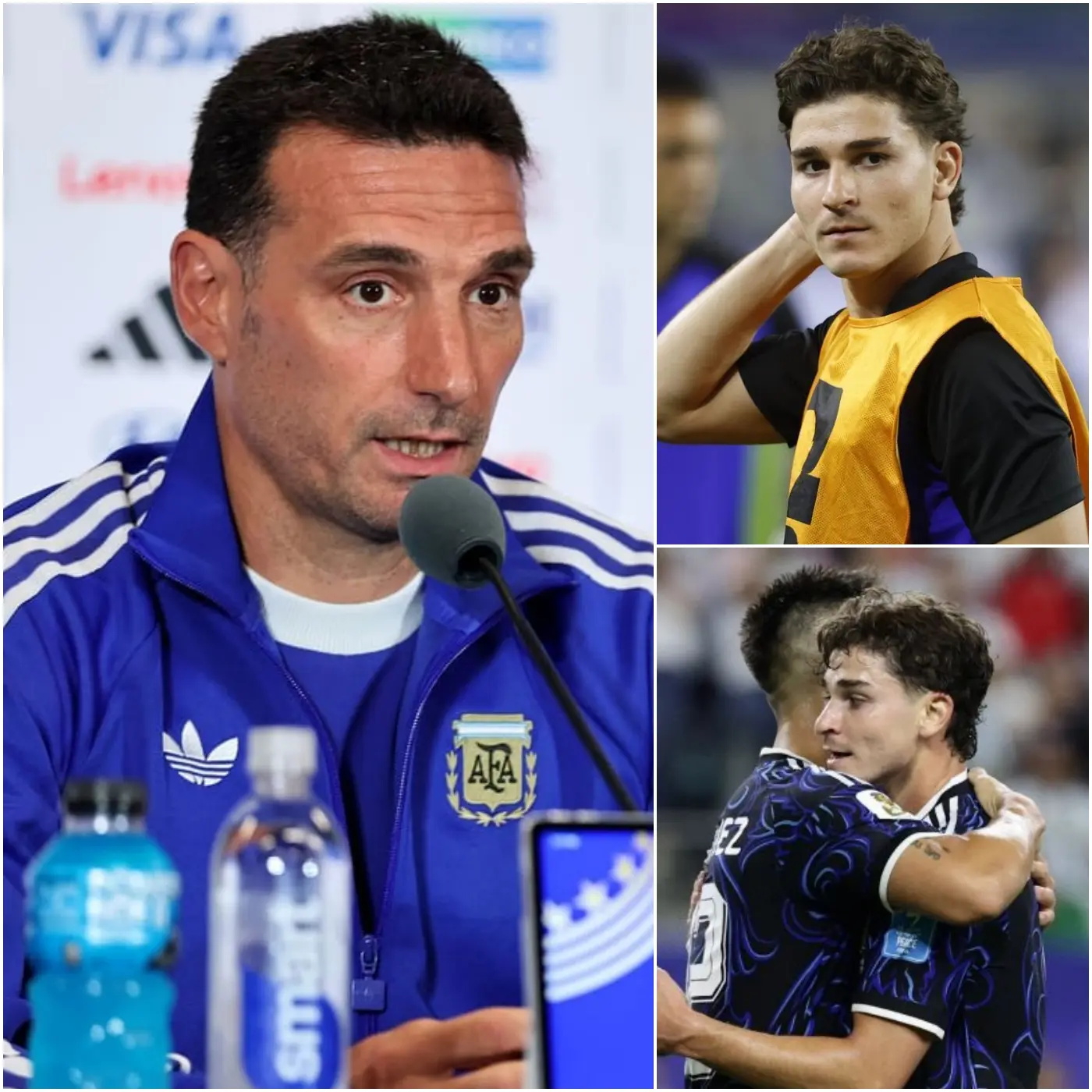 Cover Image for 🥲🚨 MALAS NOTICIAS HACE 20 MINUTOS: La selección argentina acaba de recibir noticias preocupantes sobre la salud de Julián Álvarez. El delantero podría perderse lo que resta del Mundial de 2026, y el entrenador Lionel Scaloni lo confirmó con profunda preocupación poco después. 🇦🇷💔