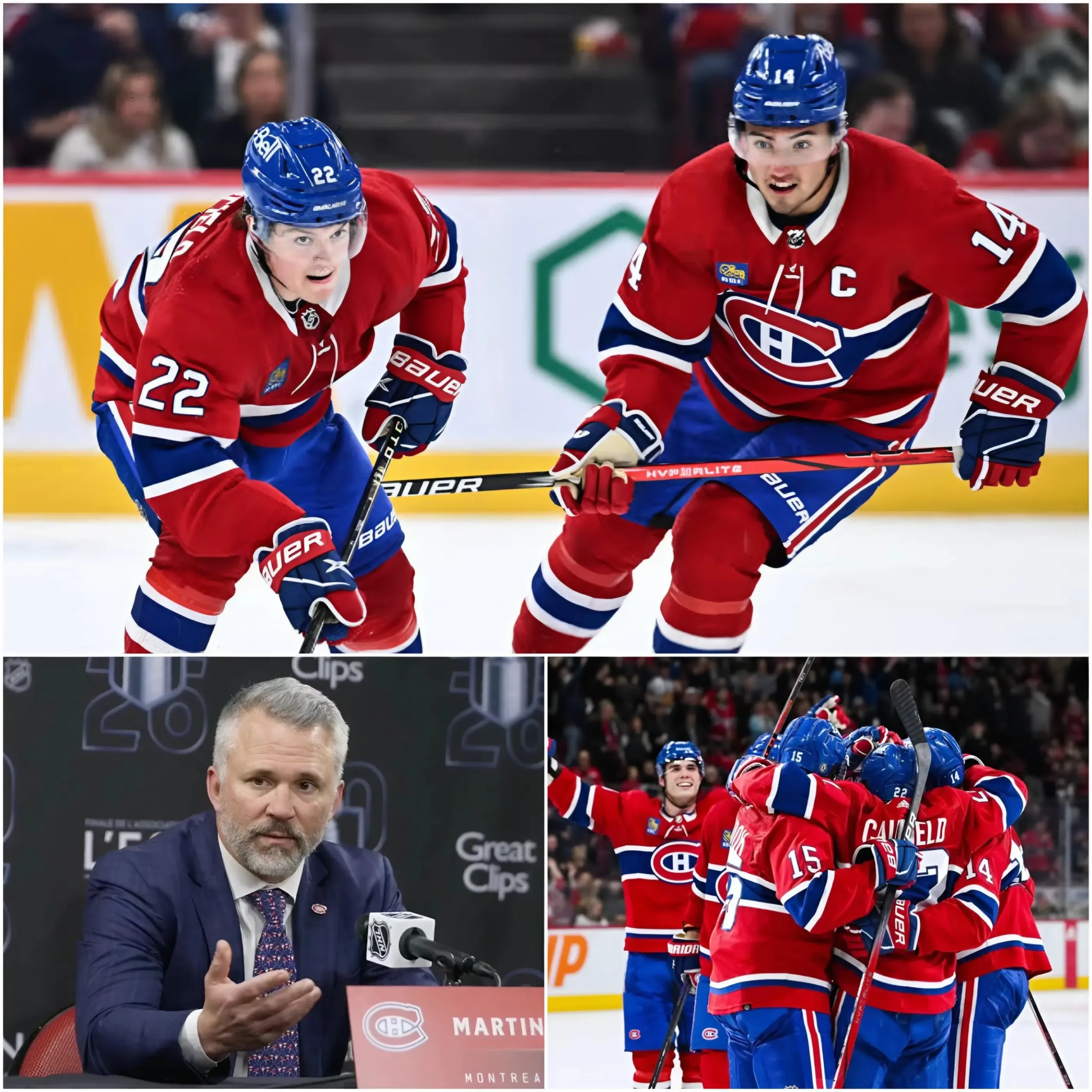 Cover Image for 🚨 ALERTE INFO : « Son aventure avec les Canadiens de Montréal est officiellement terminée. » 😱 Selon plusieurs sources, l’entraîneur-chef Martin St. Louis aurait pris une décision particulièrement difficile en écartant un joueur de ses plans, ce qui signifierait qu’il ne ferait désormais plus partie de l’effectif appelé à représenter les Canadiens de Montréal.