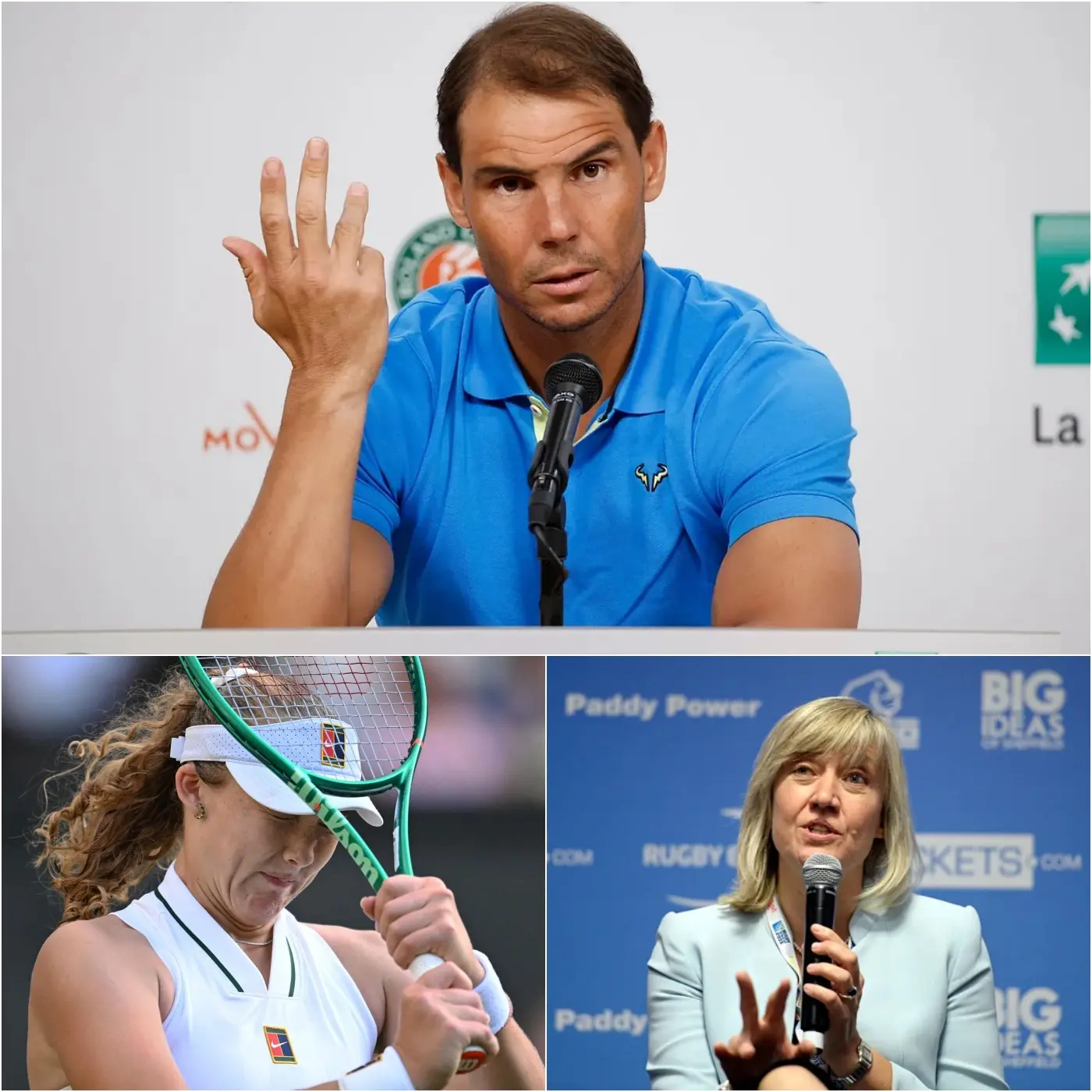 Cover Image for 🚨“SOLO TIENE 19 AÑOS”. La leyenda del tenis Rafael Nadal ha salido inesperadamente en defensa de Mirra Andreeva tras