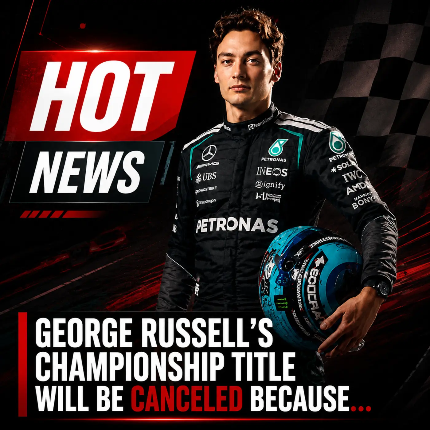 Cover Image for HOT NEWS: GEORGE RUSSELL’S CHAMPIONSHIP TITLE WILL BE CANCELED BECAUSE THE ORGANIZERS DISCOVERED A SHOCKING TRUTH BEHIND THAT VICTORY.