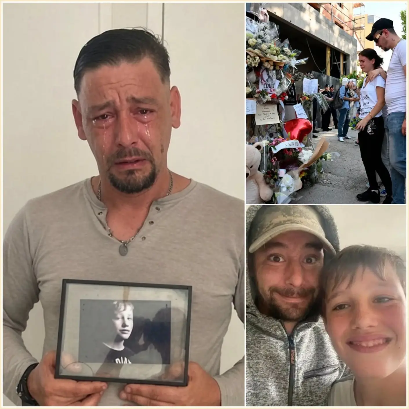 Cover Image for Con la voz quebrada por el dolor y la ira, el padre de Louis habló con la garganta anudada: «Esto es realmente demasiado cruel para un chico de tan solo 17 años, que apenas se estaba convirtiendo en hombre, como mi propio hijo, tener que soportarlo». Destrozado ante el retrato de su hijo, se sintió abrumado por un dolor indescriptible.