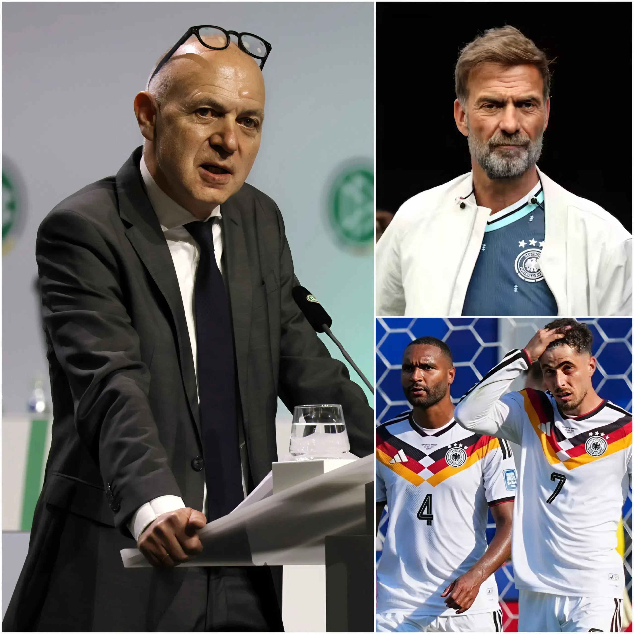 Cover Image for 🚨 EILMELDUNG: Die über einstündige Sitzung des Deutschen Fußball-Bundes (DFB) ist soeben offiziell beendet worden, und Jürgen Klopps Zukunft als Bundestrainer hat eine entscheidende Wendung genommen.