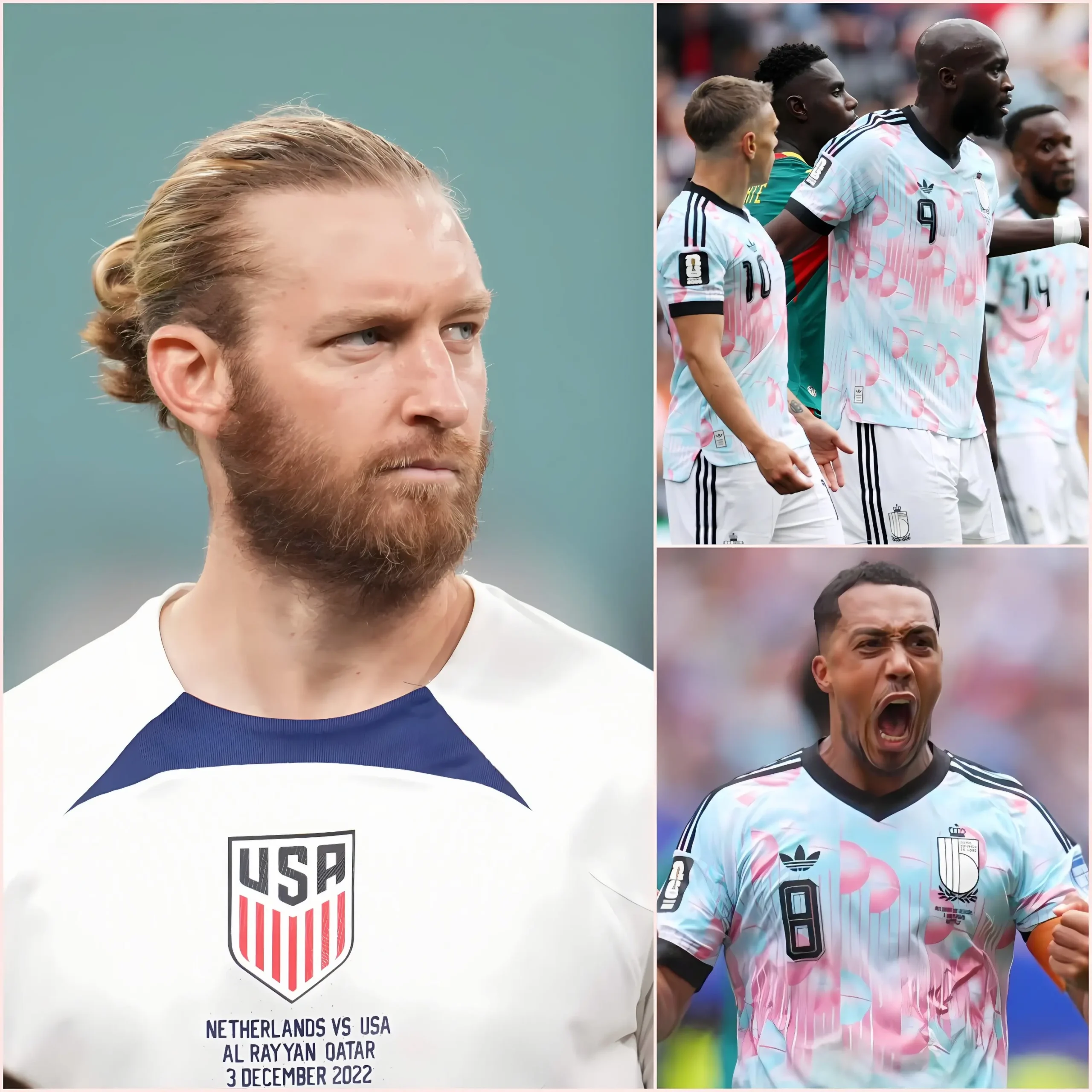 Cover Image for “SINDS HET BEGIN VAN HET WERELDKAMPIOENSCHAP HEB IK NOG NOOIT EEN SPELER GEZIEN DIE ZÓ GETALENTEERD IS ALS HIJ.” De aanvoerder van het Amerikaanse nationale elftal, Tim Ream, gaf na de 4-1 nederlaag tegen België in de achtste finales van het WK 2026