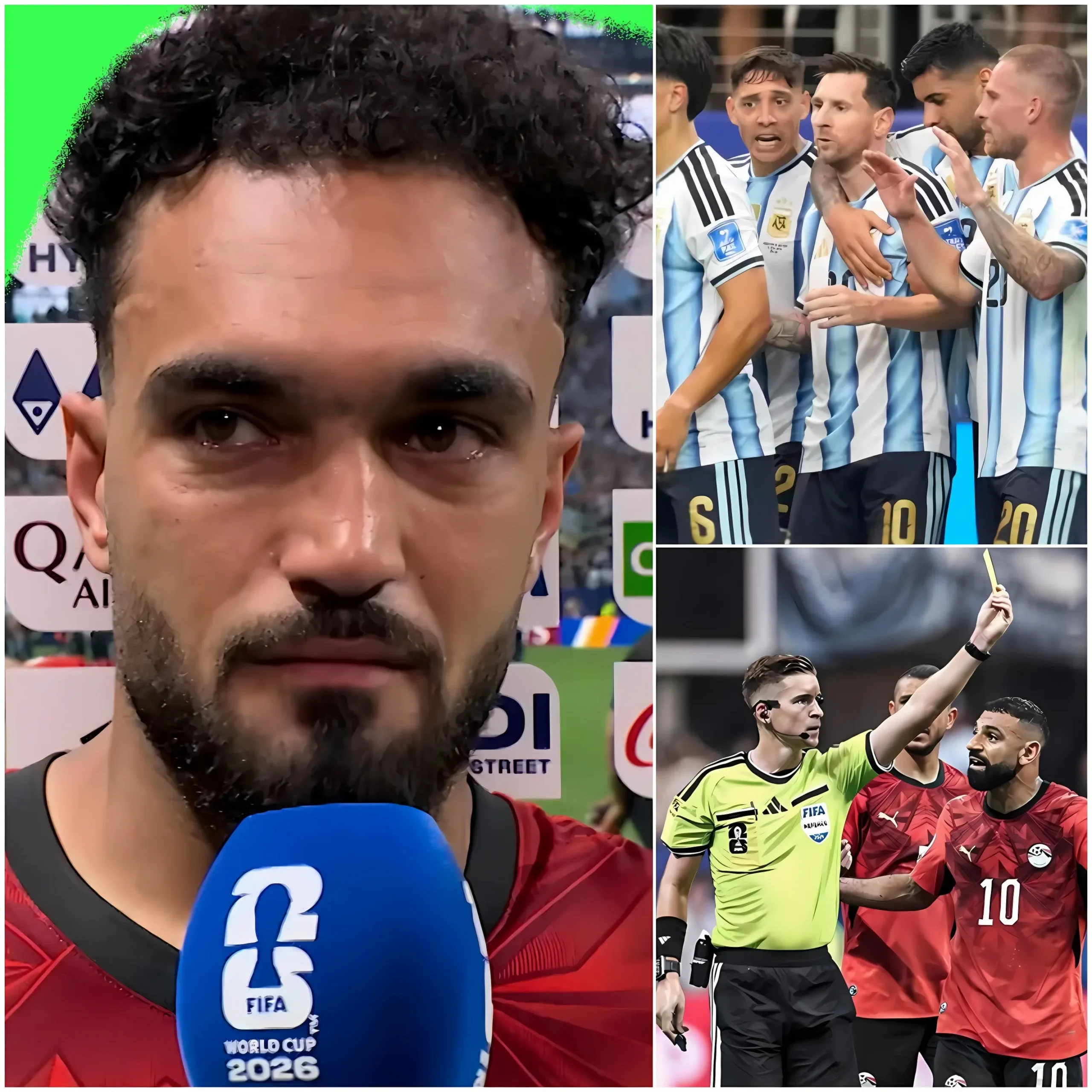 Cover Image for 🚨 La Federación Internacional de Fútbol (FIFA) celebró una reunión de emergencia sorpresiva tras la dramática victoria de Argentina por 3-2 sobre Egipto en los octavos de final del Mundial de 2026. Minutos después de la decepcionante derrota, Mostafa Zico, la estrella de Egipto