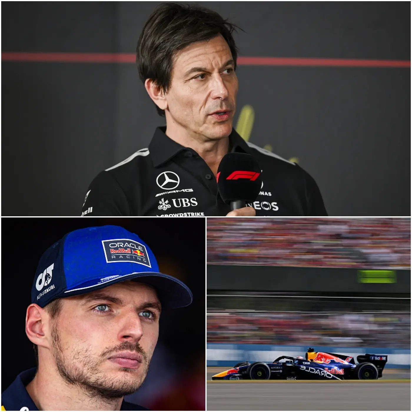 Cover Image for “SPEAK UP, MAX VERSTAPPEN… I KNOW IT WASN’T JUST AN ACCIDENT…” – TOTO WOLFF