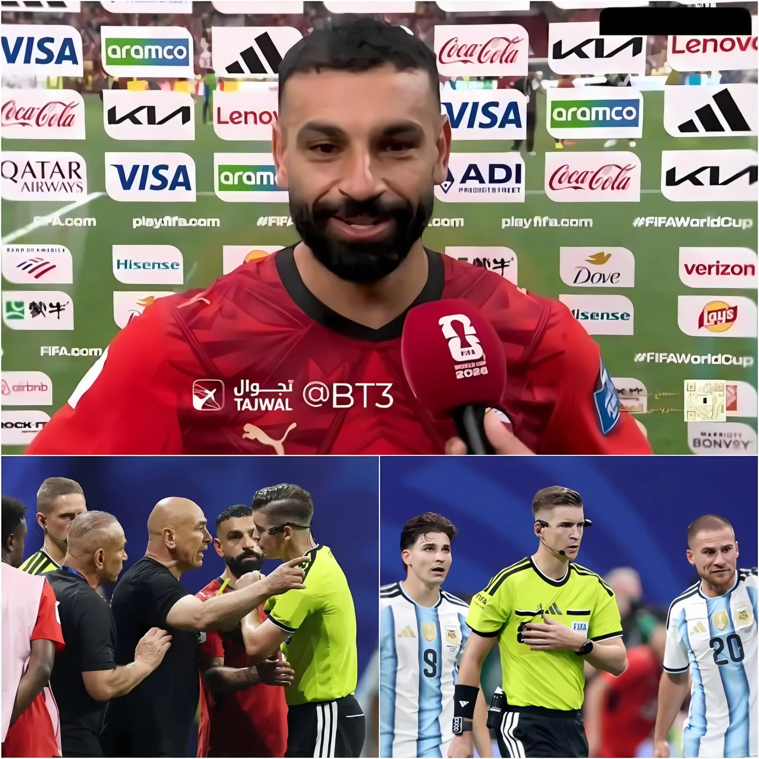 Cover Image for 🚨 INFORMACIÓN DE ÚLTIMA HORA: La FIFA se ve obligada a convocar una reunión de emergencia no programada tras la derrota de Egipto por 3-2 ante Argentina.Sin embargo, el momento más impactante de la noche no ocurrió en el campo de juego, sino en la rueda de prensa posterior al partido.