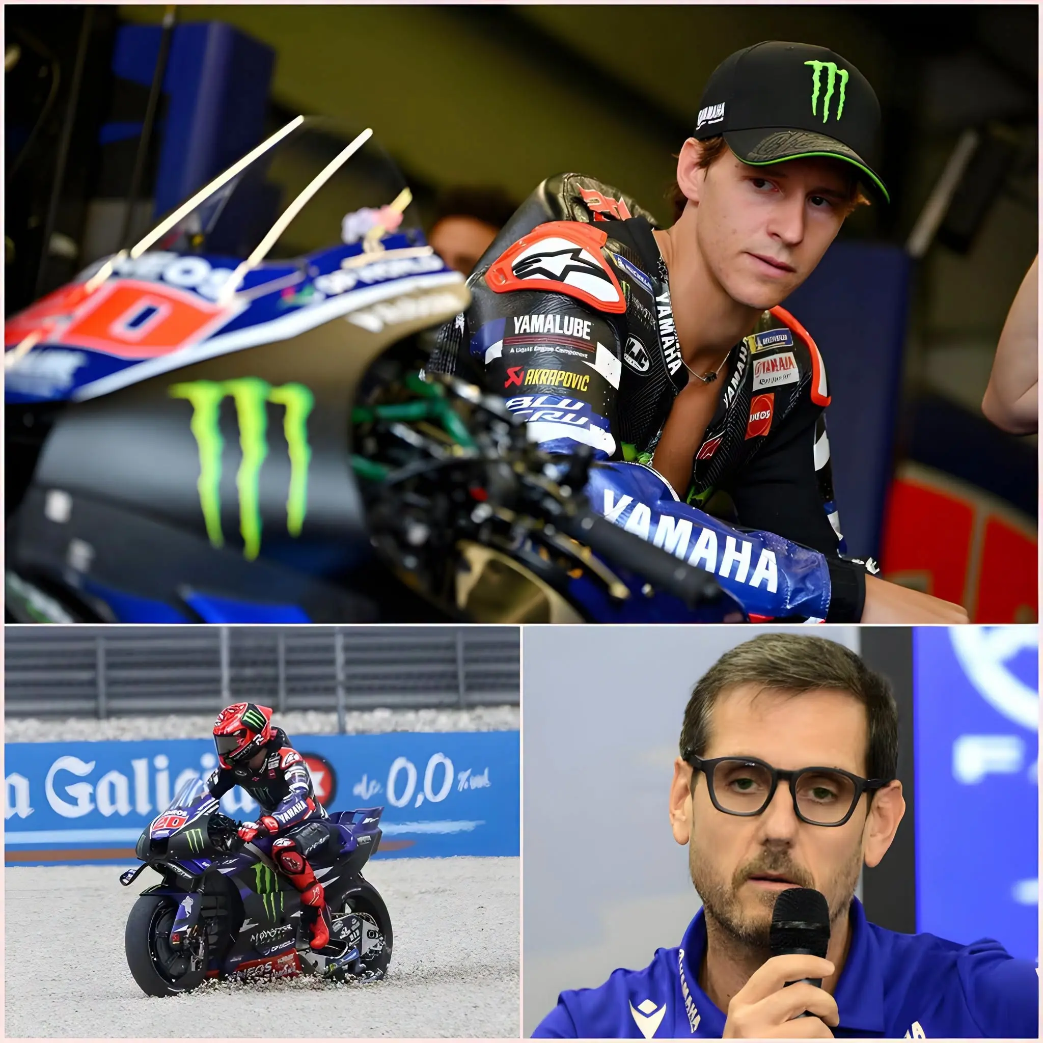 Cover Image for 🔥🚨« C’EST LA MOTO LA PLUS FAIBLE QUE J’AIE JAMAIS VUE DEPUIS QUE JE SUIS PILOTE ! » Fabio Quartararo ne cachait pas sa déception après une performance catastrophique lors des essais libres du Grand Prix de Hongrie.