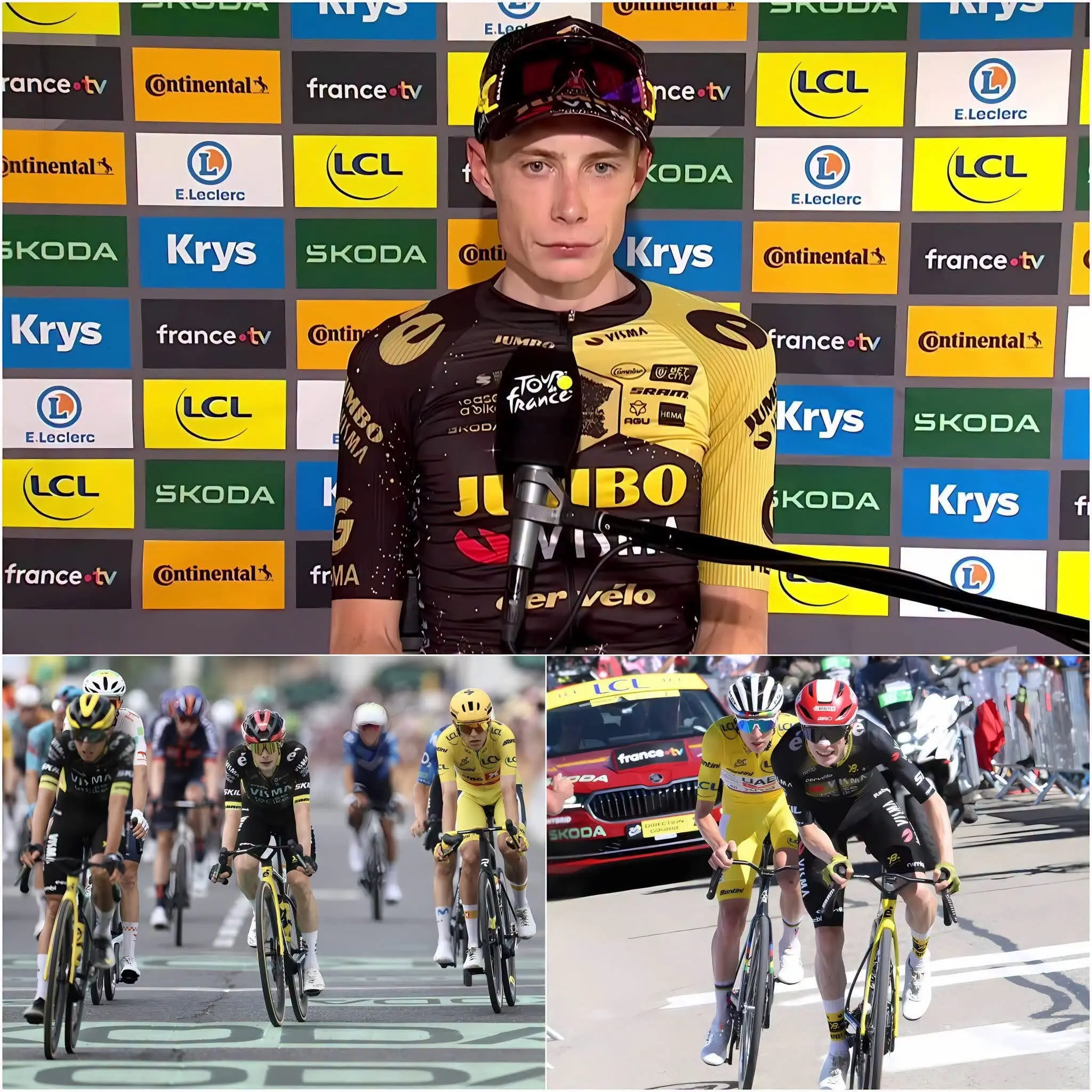 Cover Image for 🚨 IL Y A 30 MINUTES : L’Union Cycliste Internationale (UCI) a été contrainte de convoquer une réunion d’urgence après une étape de montagne riche en rebondissements, au cours de laquelle Jonas Vingegaard a perdu le Maillot Jaune au profit de Tadej Pogačar…