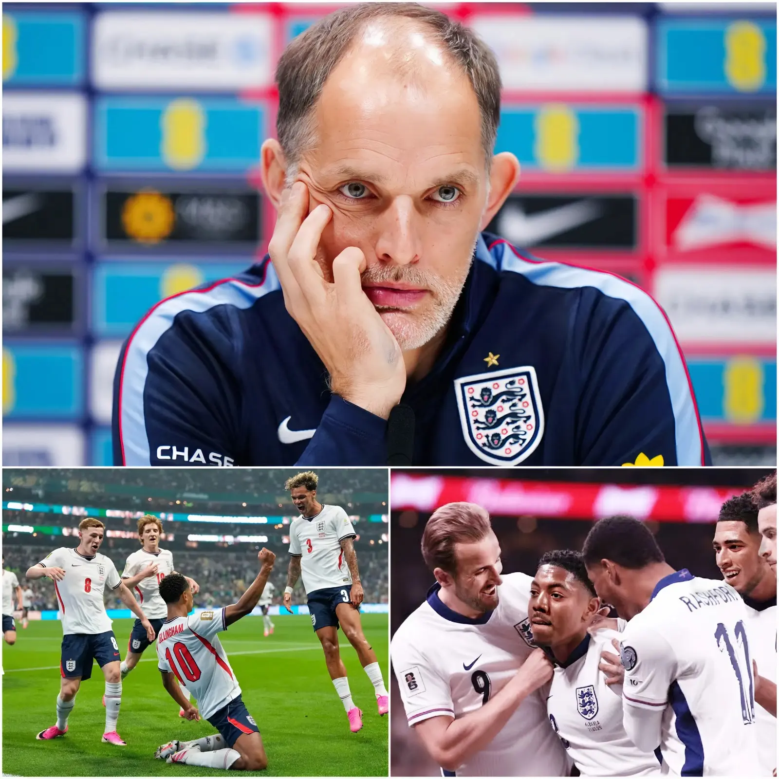 Cover Image for SAD NEWS FROM THE ENGLAND MANAGER 😔 It is hard to put this disappointment into words… The two players will not be able to participate in the incredibly important blockbuster match between England and Norway.