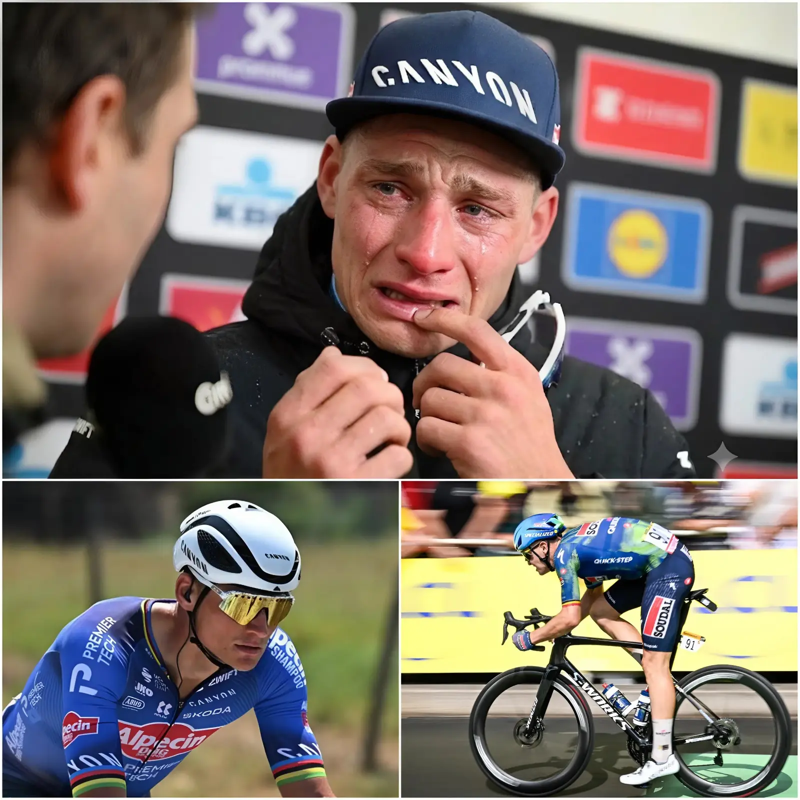Cover Image for 💔 5 MINUTEN GELEDEN: Op 31-jarige leeftijd heeft Mathieu van der Poel officieel afscheid genomen van de Tour de France. Hij liet weten dat hij zijn grens had bereikt door de aanhoudende aanvallen van de supporters en zelfs van zijn eigen ploeggenoten.
