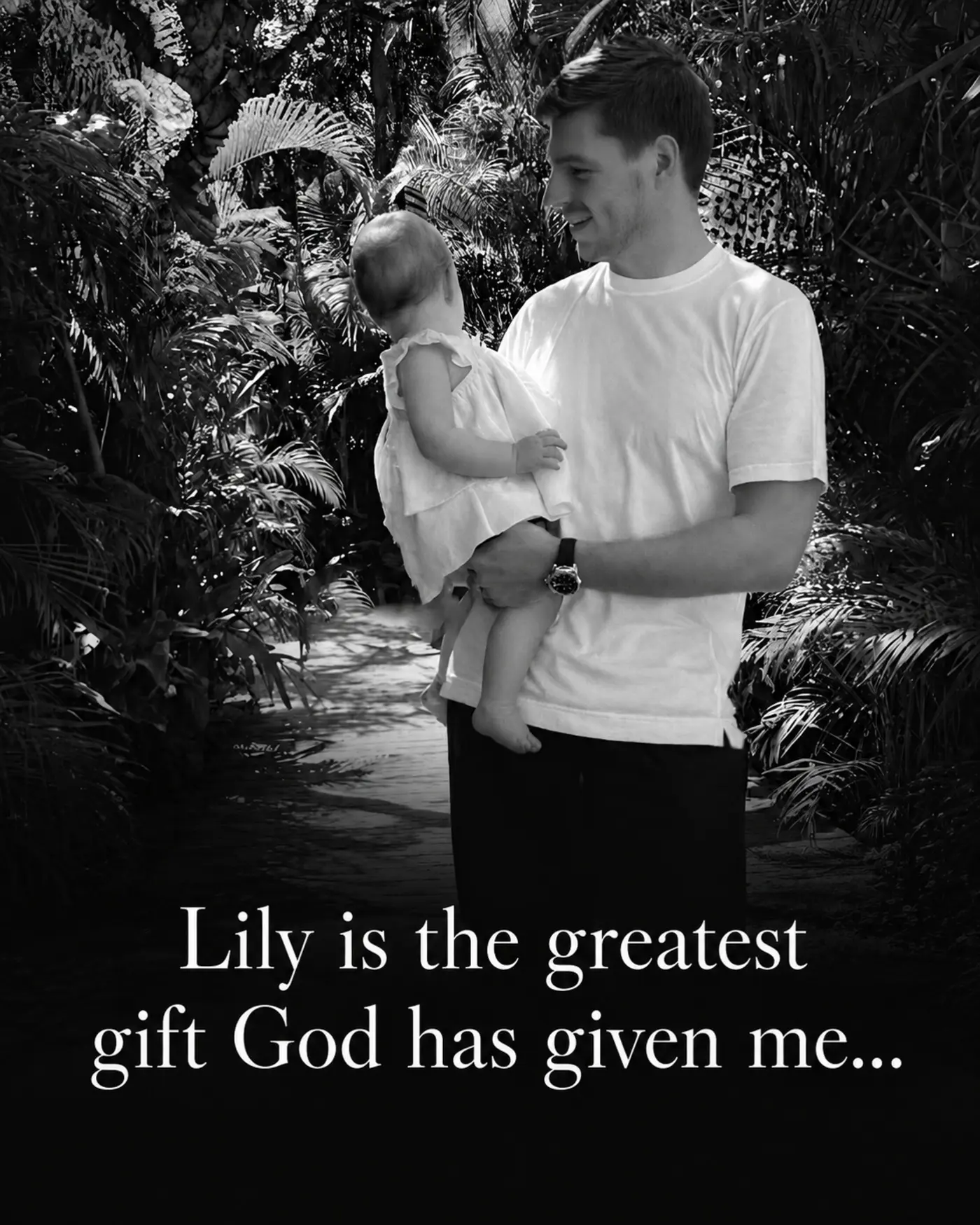 Cover Image for “Max Verstappen’s sweetest victory today isn’t on the podium, but at home with little Lily…”