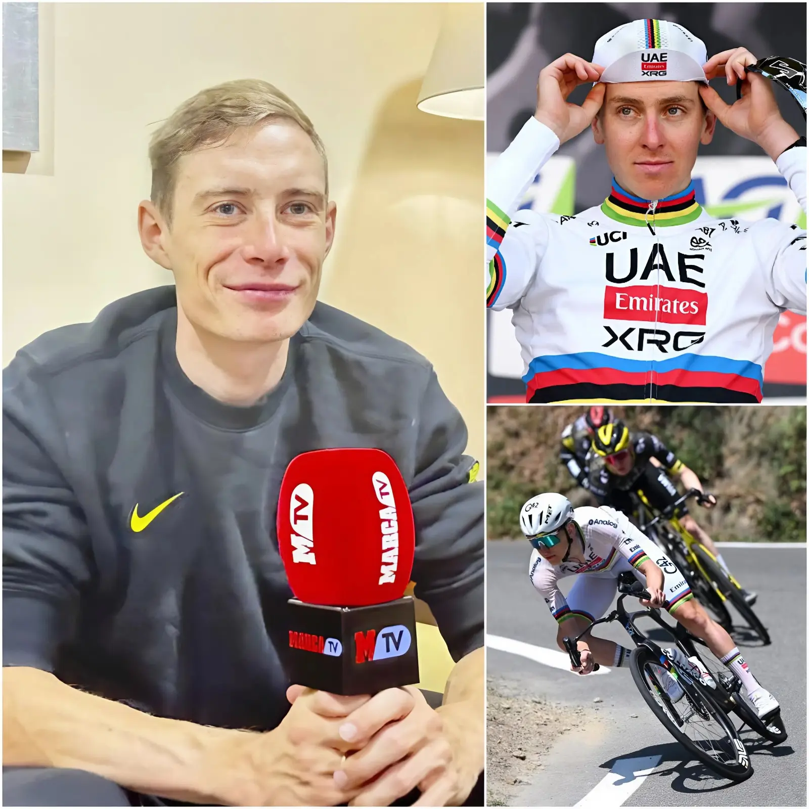 Cover Image for 🚴 “HIJ HEEFT GEWOON GELUK, GEEN ECHT TALENT!” Jonas Vingegaard heeft voor een aardschok in de wielerwereld gezorgd door Tadej Pogačar openlijk af te kraken.