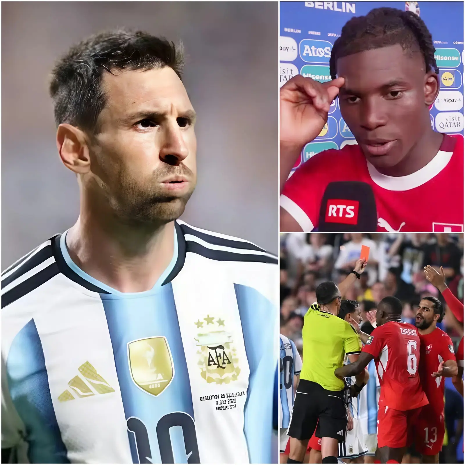 Cover Image for «¡SI LA FIFA QUERÍA QUE ARGENTINA GANARA DESDE EL PRINCIPIO, QUE NO NOS OBLIGUE A JUGAR PARTIDOS SIN SENTIDO COMO ESE!». Esta fue la furiosa declaración de Breel Embolo, que desató un acalorado debate en la rueda de prensa posterior al partido.
