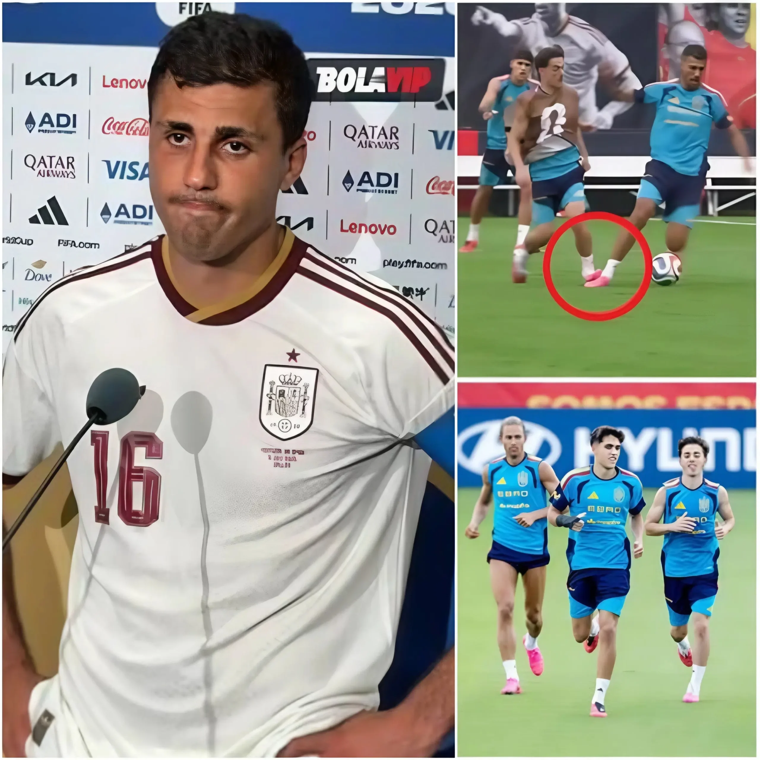 Cover Image for 🚨 IMPACTANTE CONFLICTO INTERNO EN LA ROJA: Rodri ha lanzado un severo ultimátum al cuerpo técnico, afirmando que no jugará junto a un jugador que, según él, nunca ha encajado en sus planes.