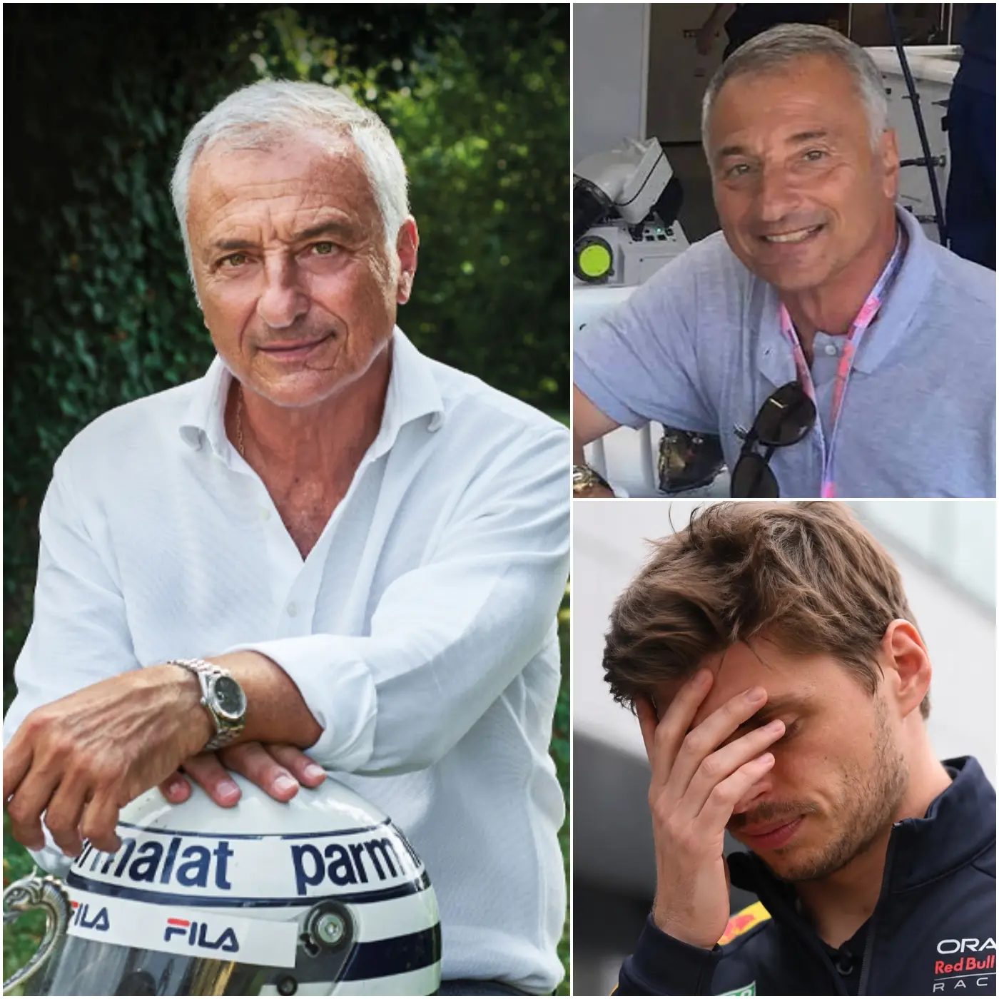 Cover Image for News regarding the health of Italian F1 legend Riccardo Patrese (72 years old) is causing great concern among fans. Max Verstappen has sent warm regards and best wishes to him and his family during this challenging time… See more in the comments…