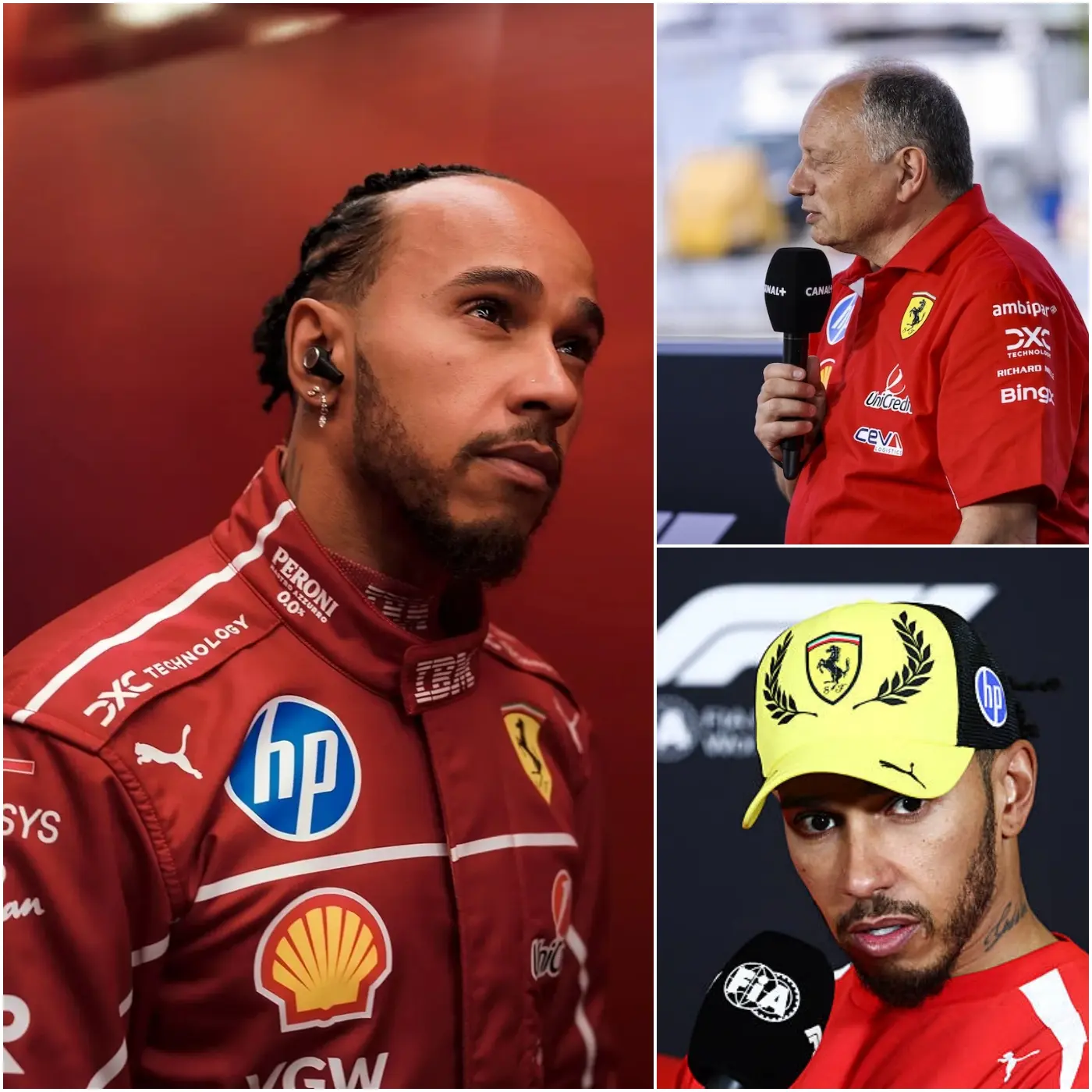 Cover Image for Charles Leclerc has ‘ousted’ Lewis Hamilton right at his home race at Silverstone,